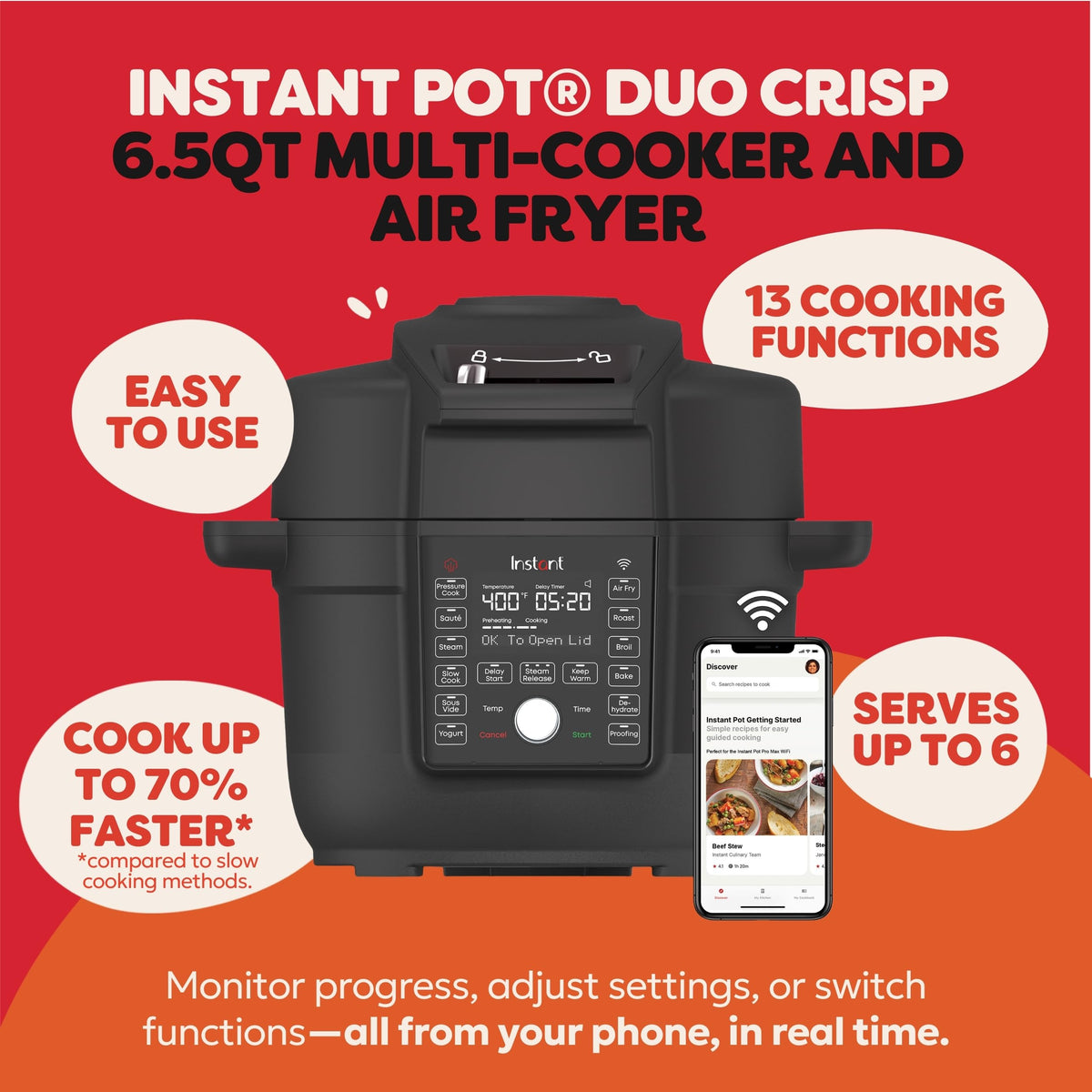 InstantPot Duo Crisp Ultimate 6.5Qt 13