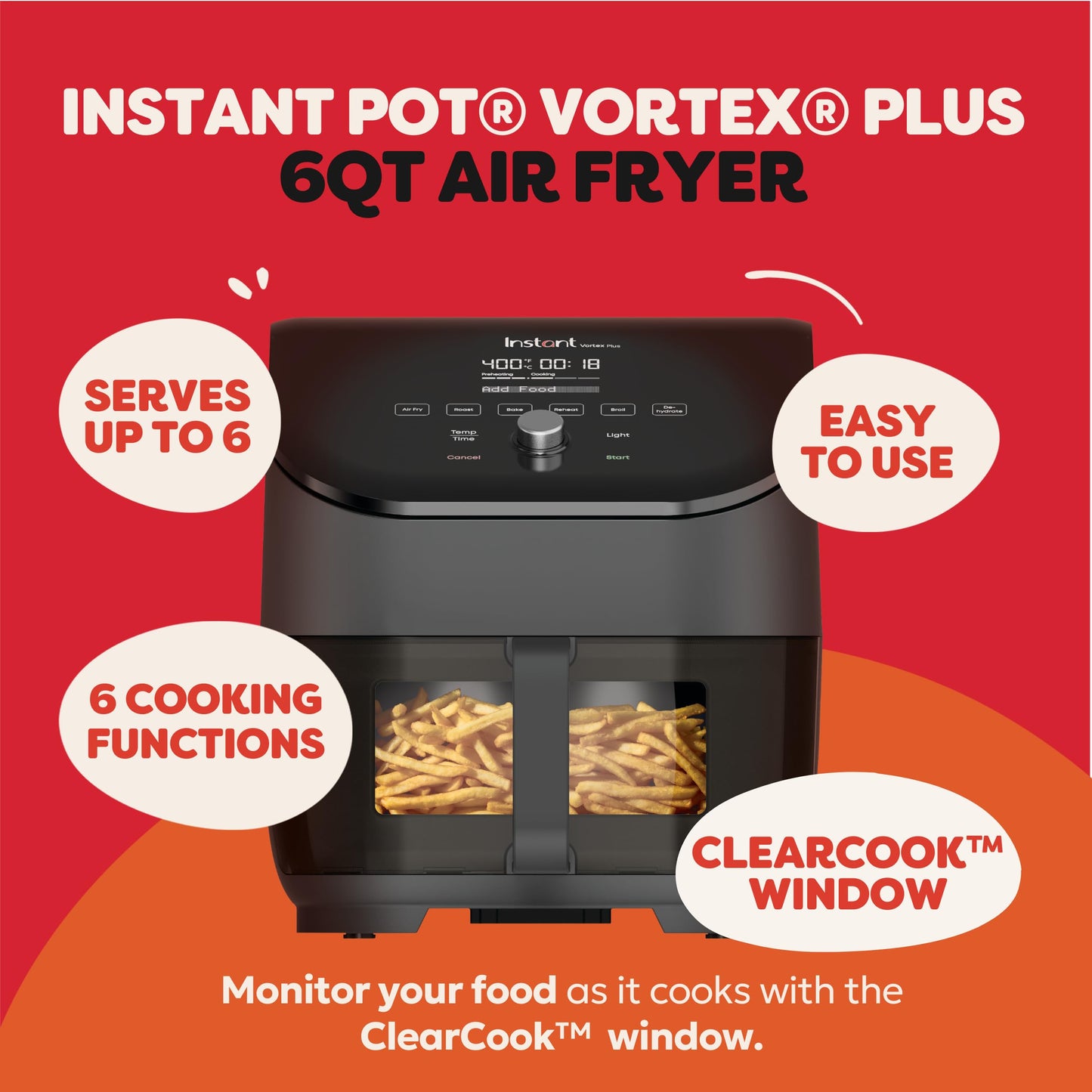 Vortex Plus ClearCook 6 Qt 6