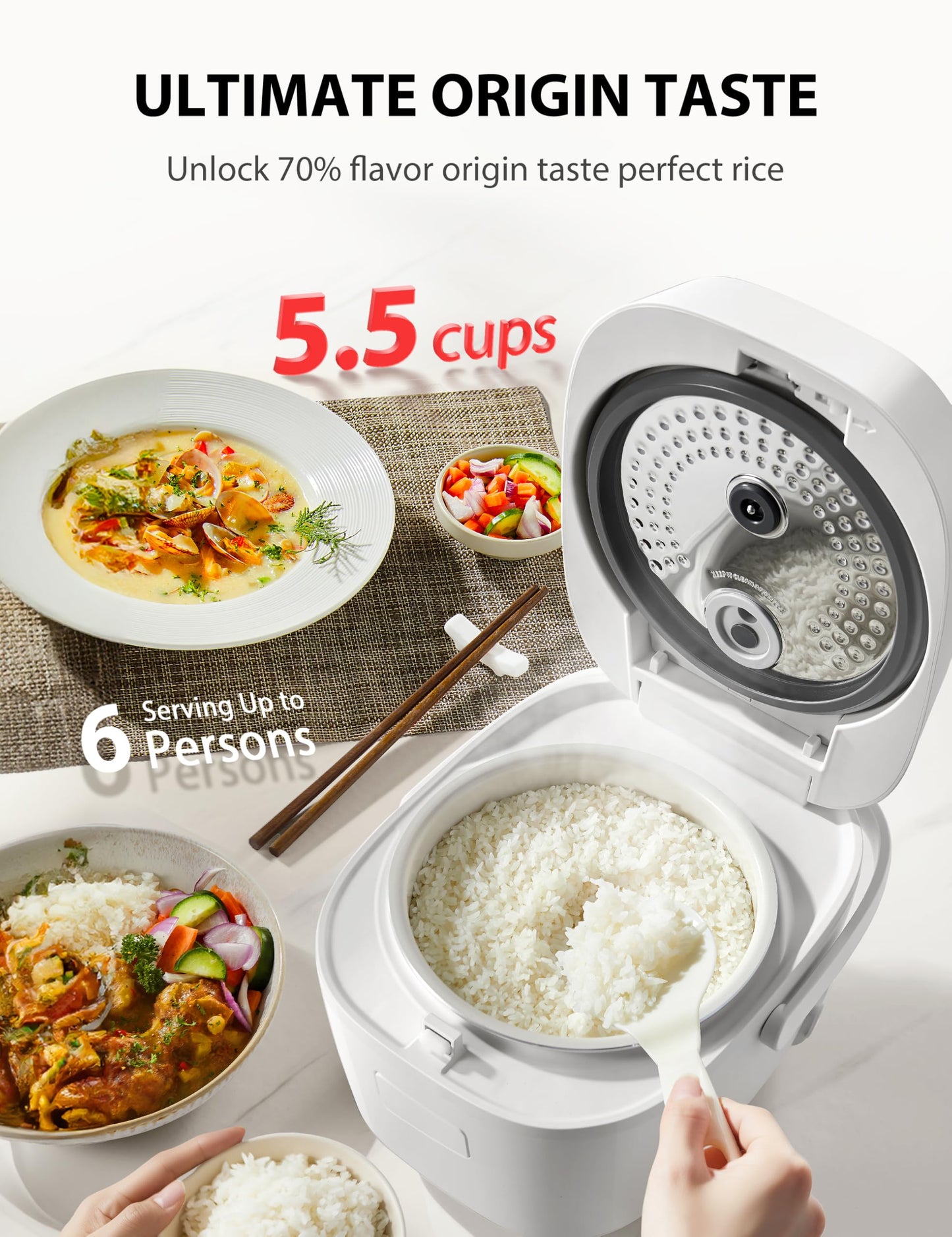 OriginTaste Rice Cooker 5.5