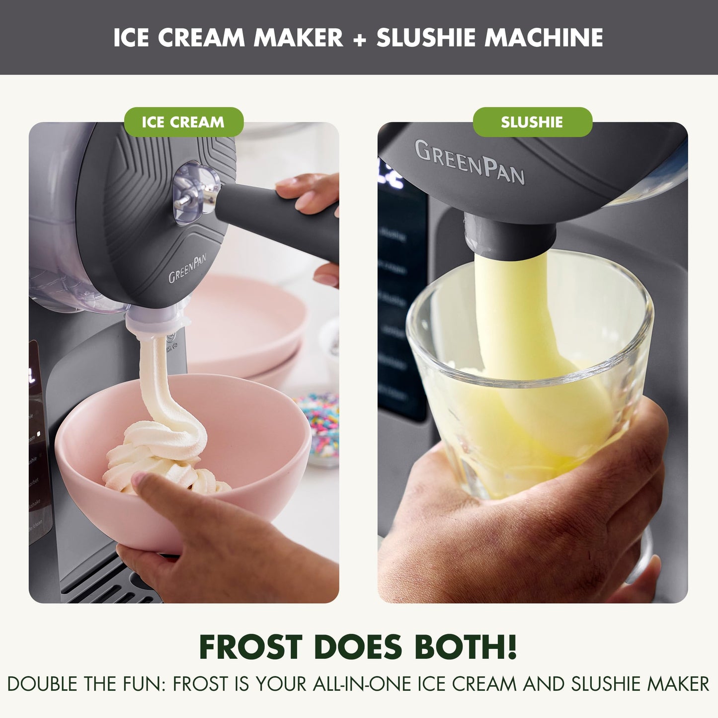 Frost Ice Cream Maker & Slushie Machine