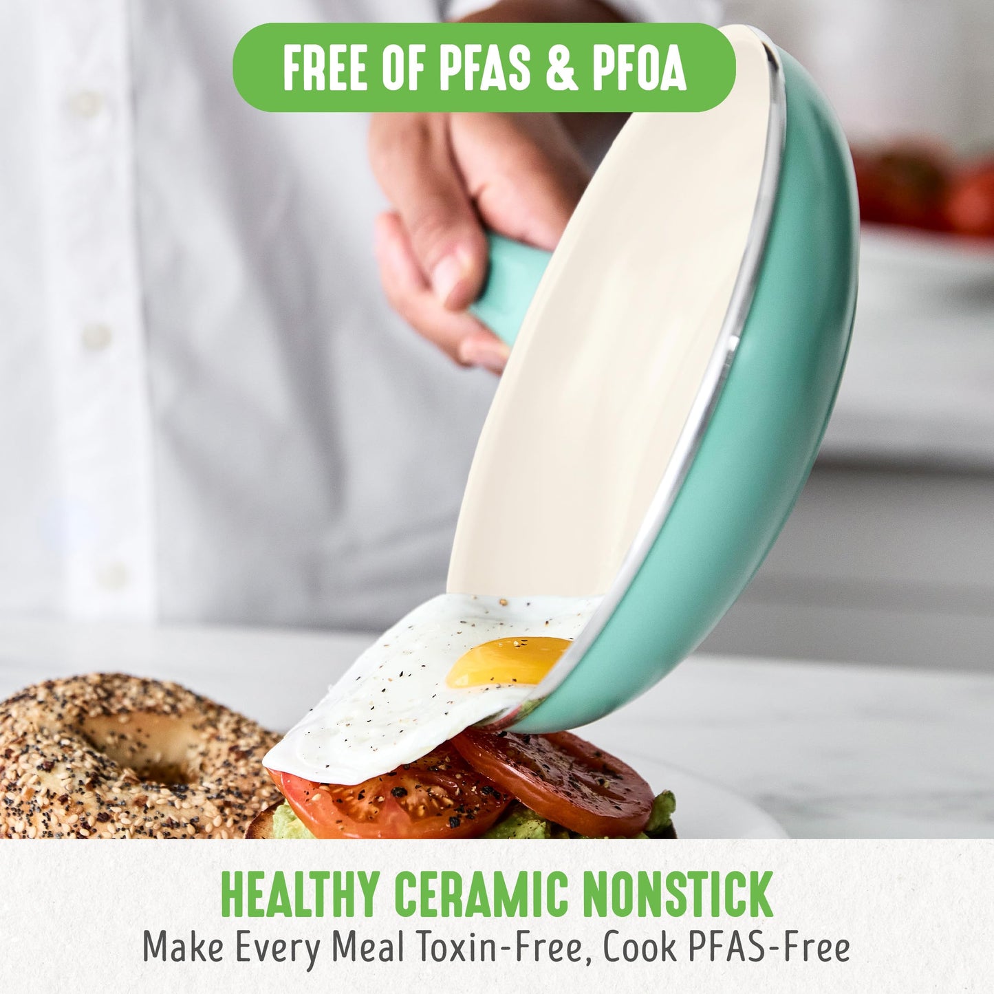 Soft Grip Healthy Ceramic Nonstick