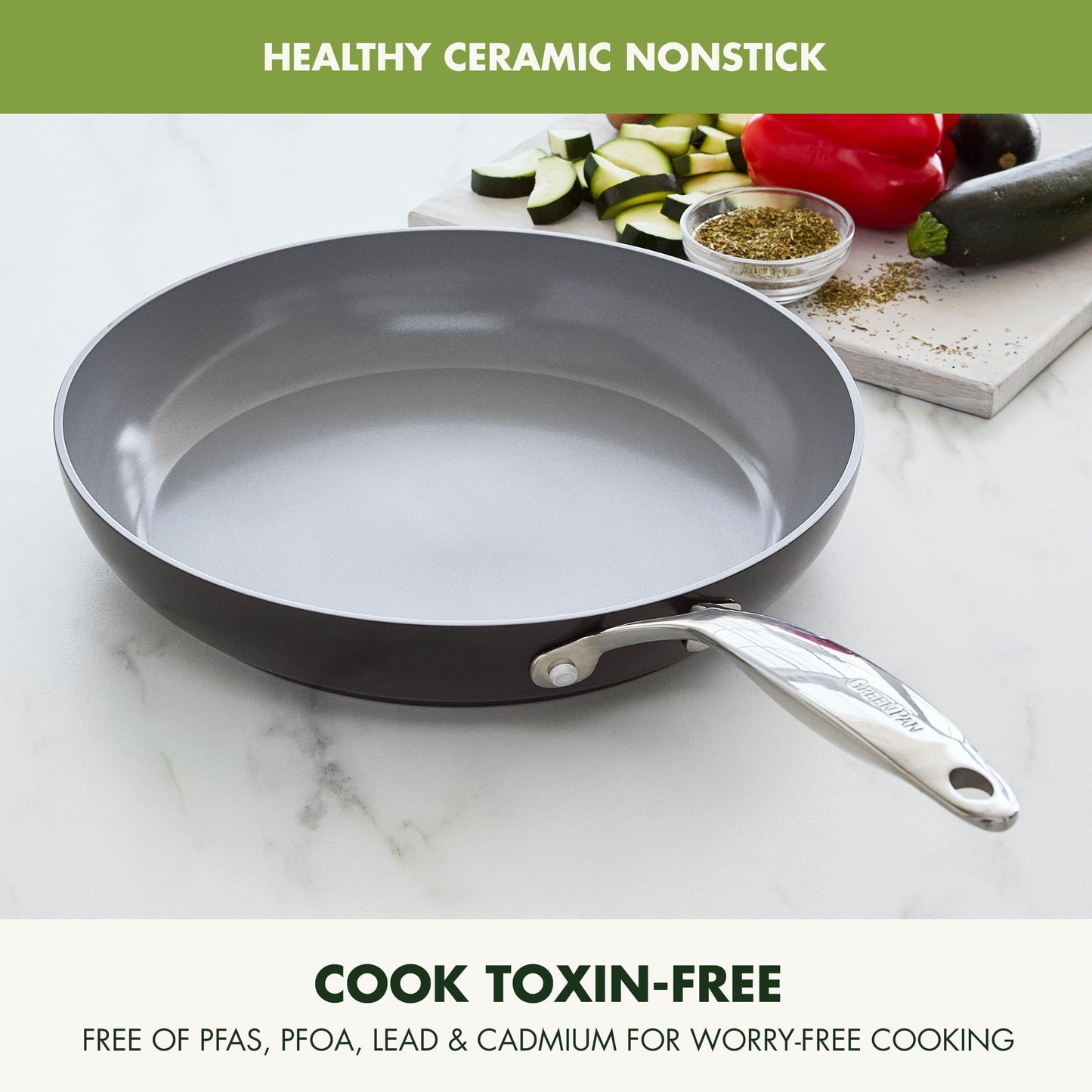 Valencia Pro 12" Ceramic Nonstick Frying Pan