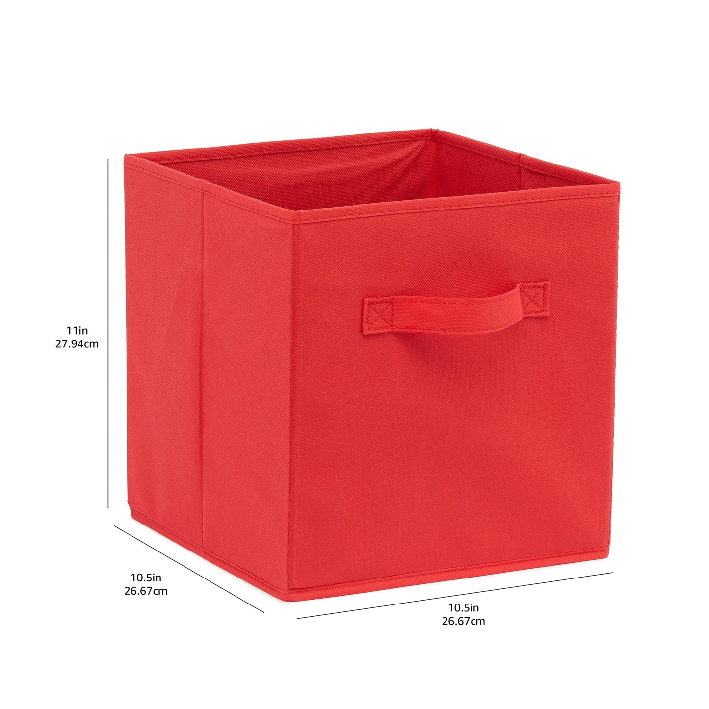 Collapsible Fabric Storage Bins with Handles (6 Count)