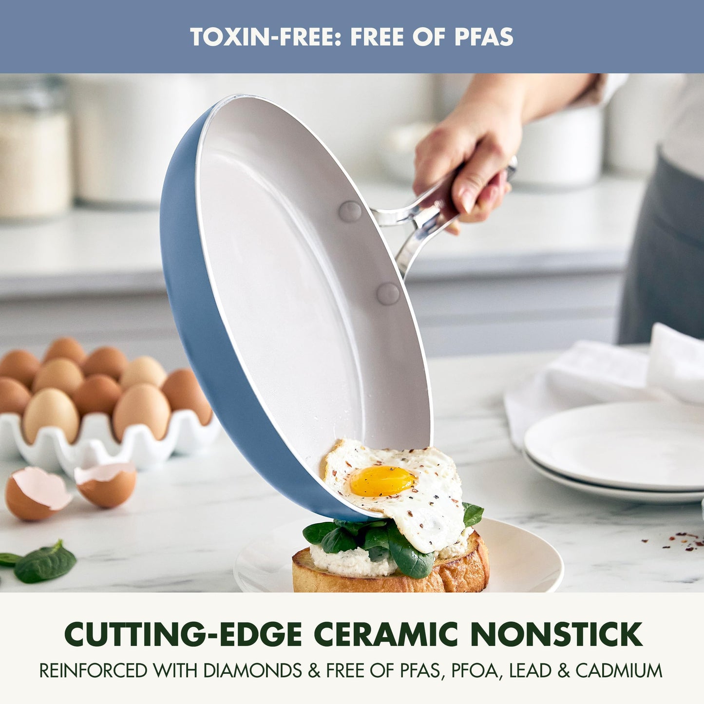 Nova 10” Frying Pan Skillet and 4.37QT Sauté Pan with Lid