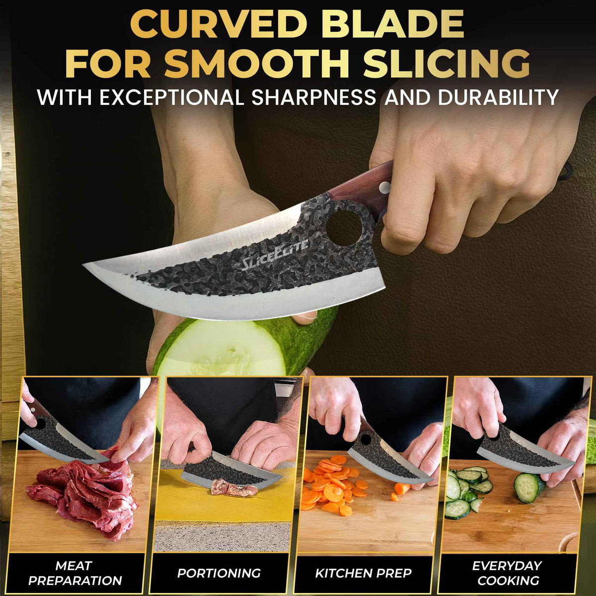 Viking Knife Meat Cutting Boning Slicing Tool for Kitchen