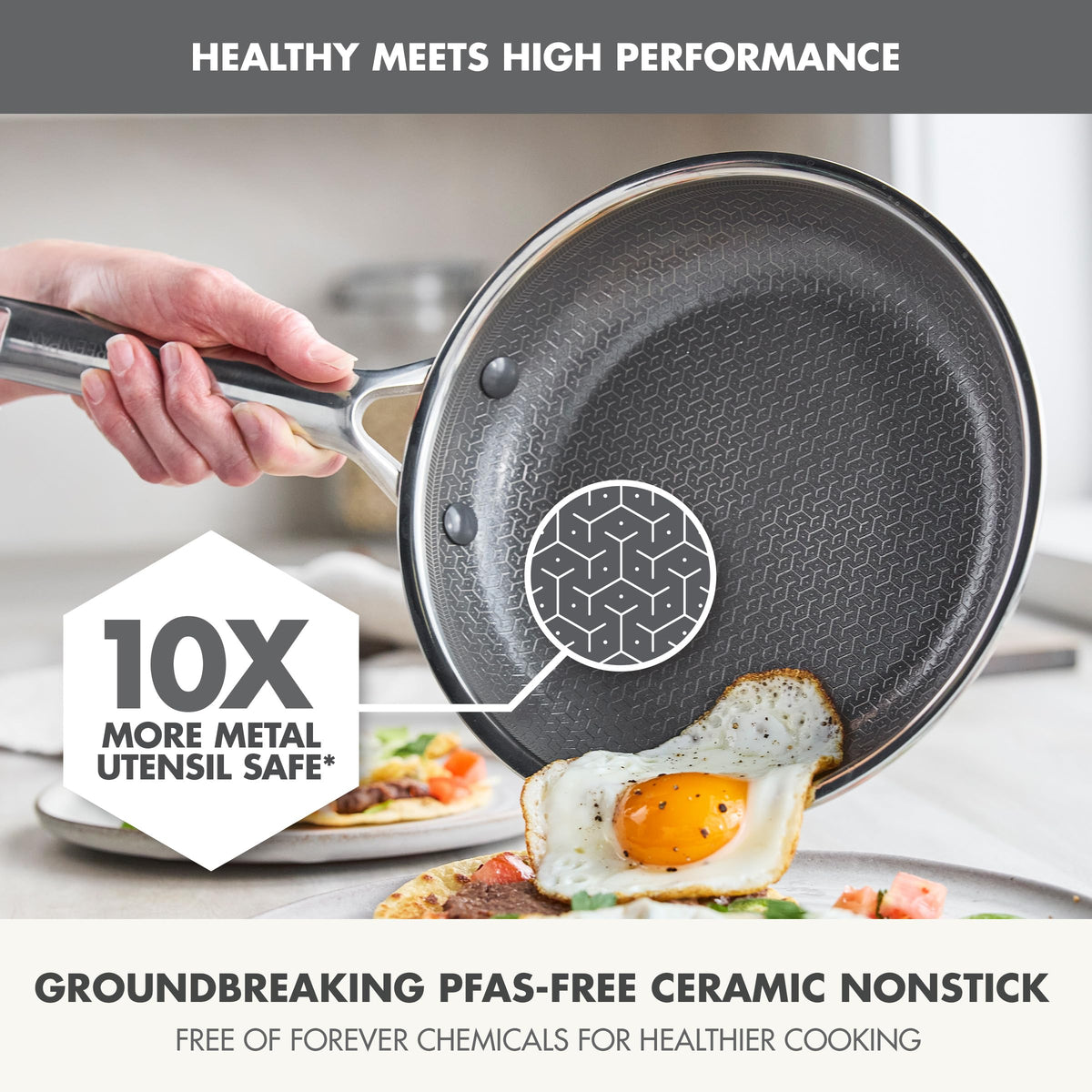 Hybrid APEX 13 Piece Stainless Steel Ceramic Nonstick Cookware Set