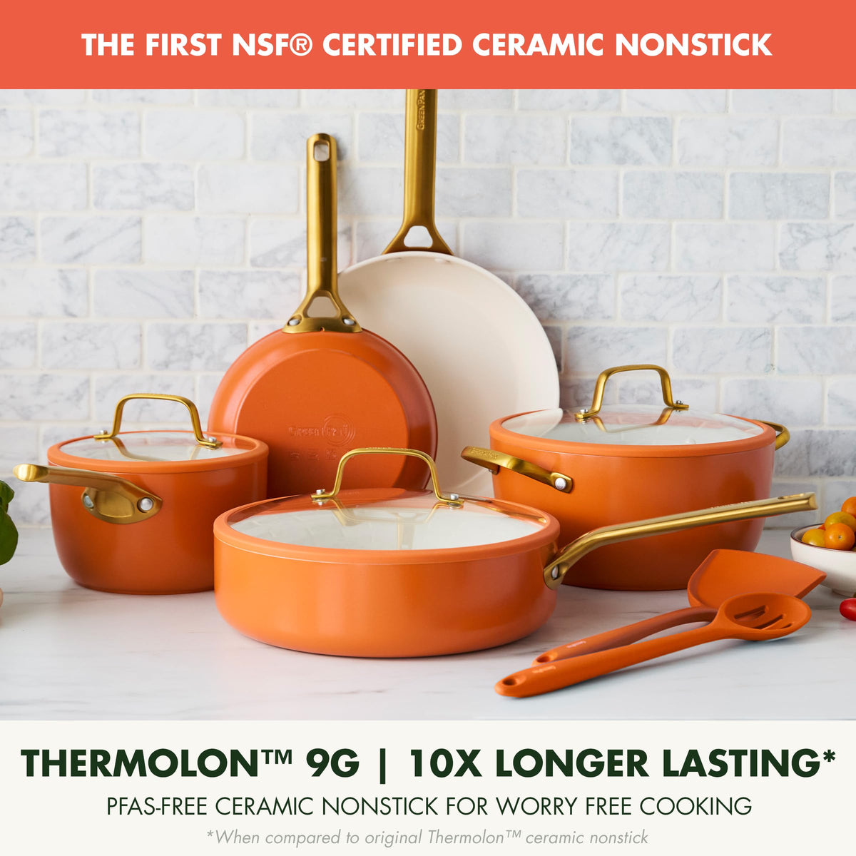 Nonstick Reserve Pro 10 Piece Cookware Set