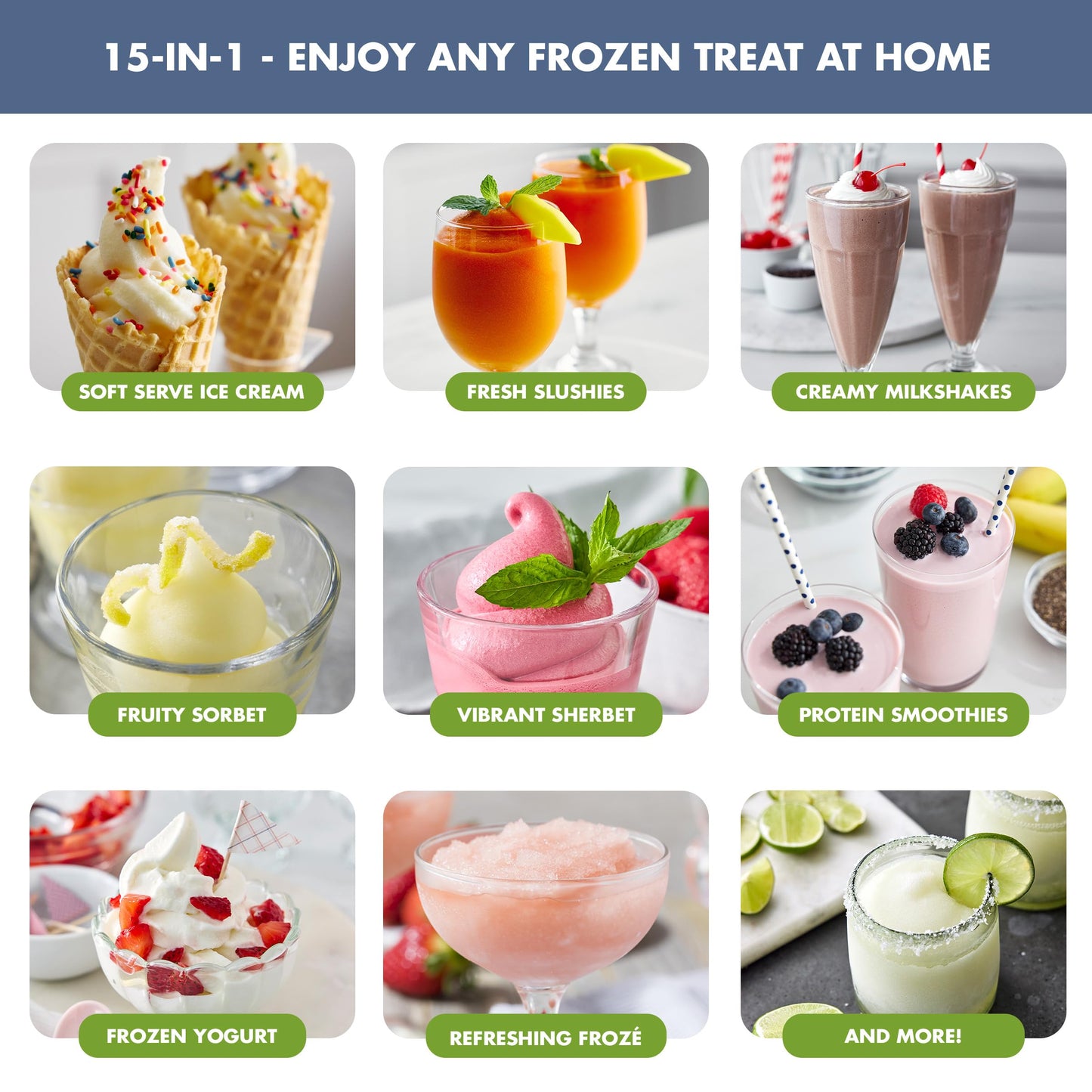 Frost Ice Cream Maker & Slushie Machine