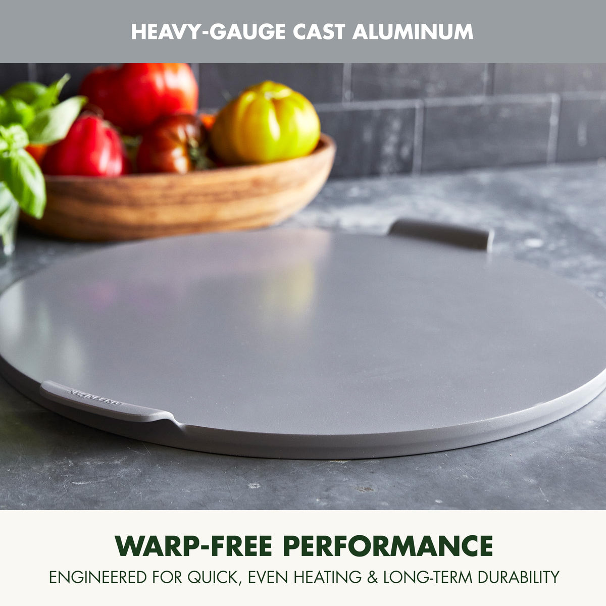 Premiere Ovenware Healthy Ceramic Nonstick 16.5" Pizza Pan