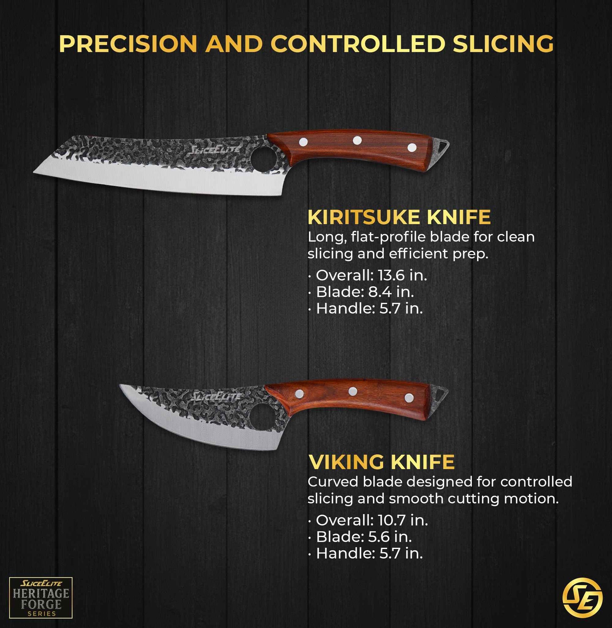 Hand Forged Professional Butcher Knife (6 Count)