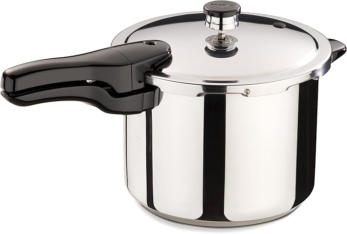 Presto 01282 8-Quart Aluminum Pressure Cooker & 01282 8-Quart Aluminum Pressure Cooker