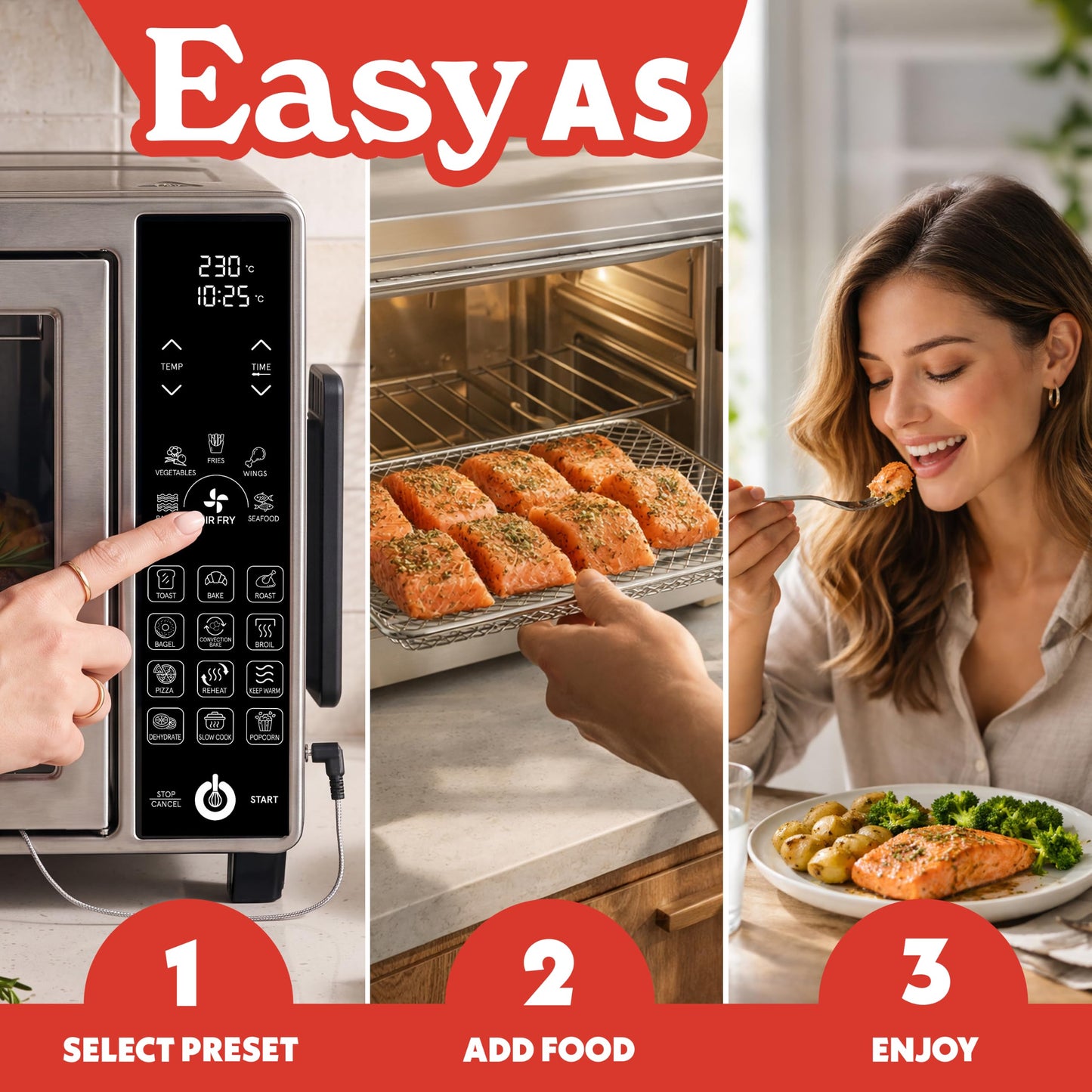 French Door Air Fryer Toaster Oven
