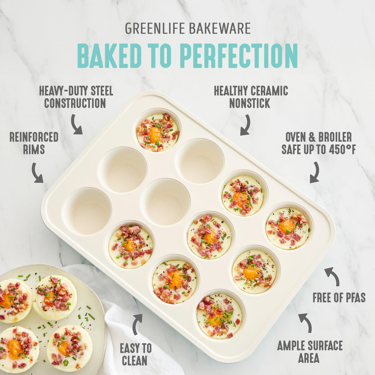 6 Piece Ceramic Nonstick Oven Bakeware Set