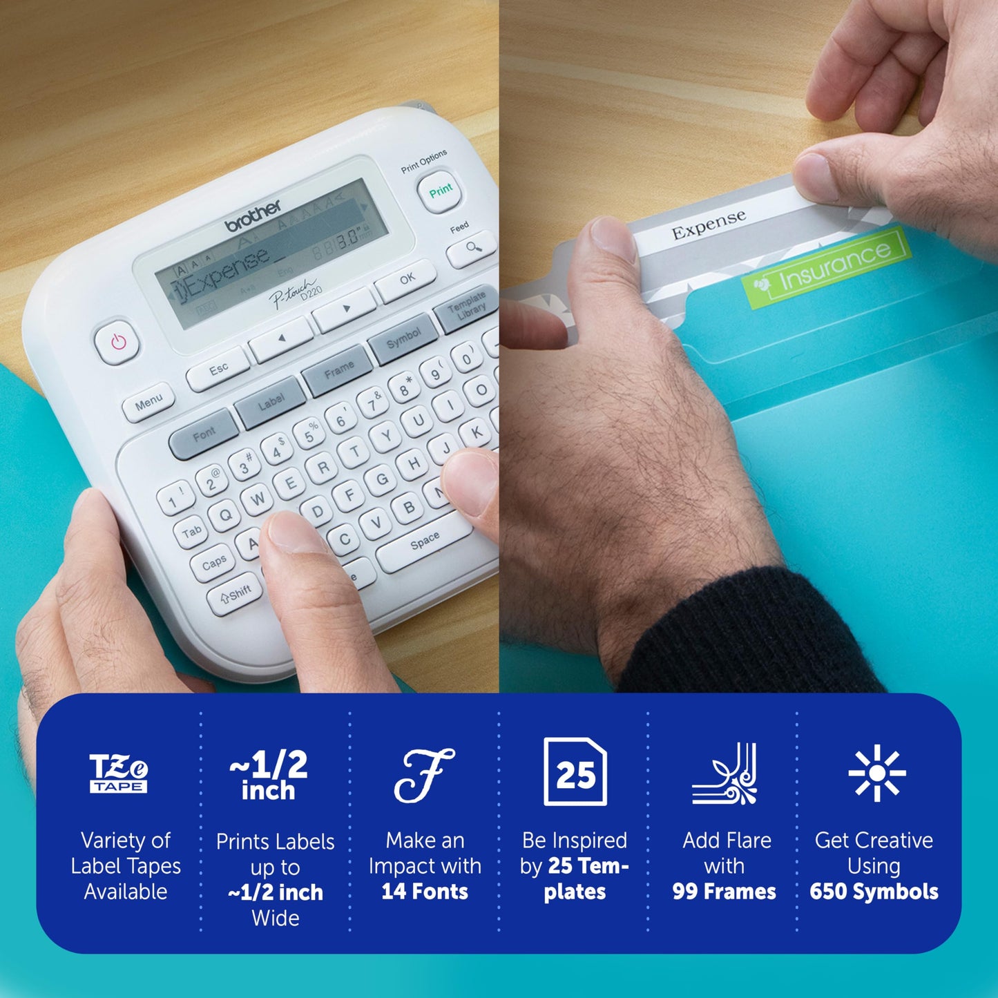 P Touch PTD220 Home