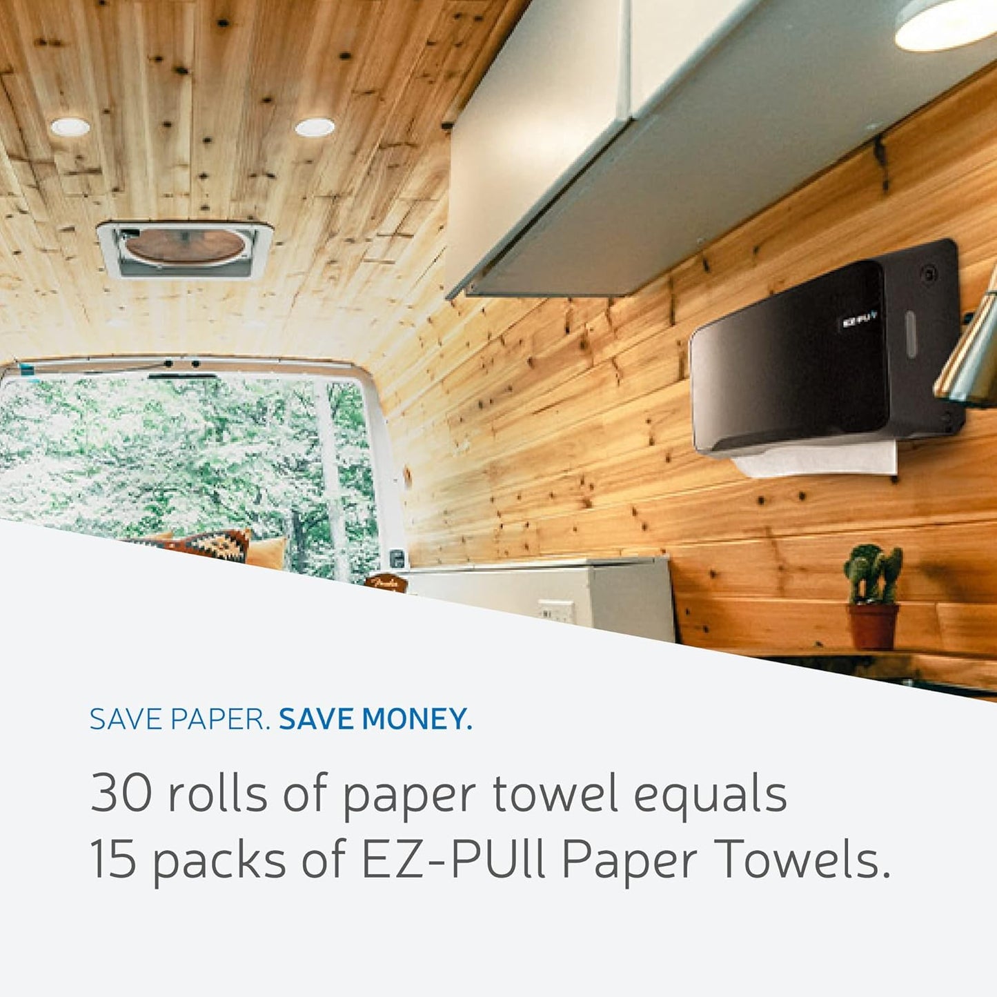 EZbrnd Premium Ultra Deluxe 2ply+ MULTIFOLD Paper Towels, 120 sheets x 15 pk, P2F5-UD (Large Sheet)