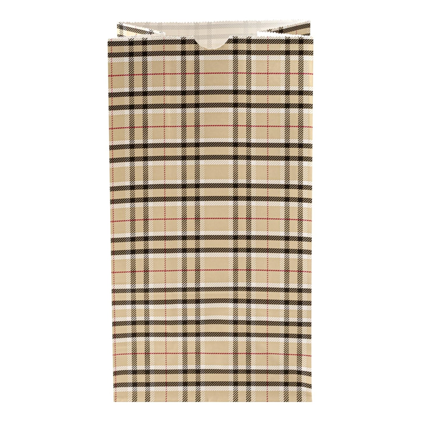 Paper Plaid Bag (100 Count)