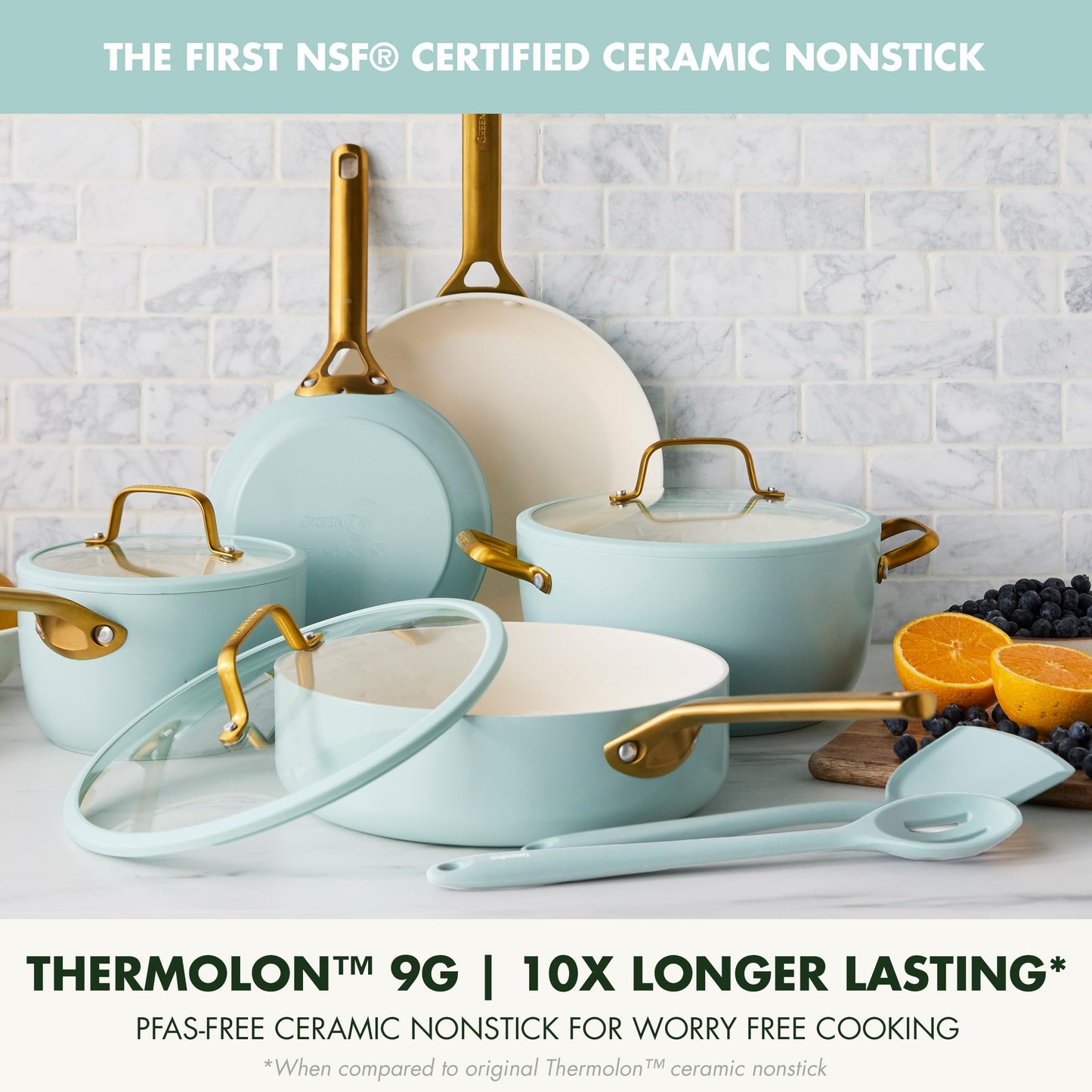 Nonstick Reserve Pro 10 Piece Cookware Set