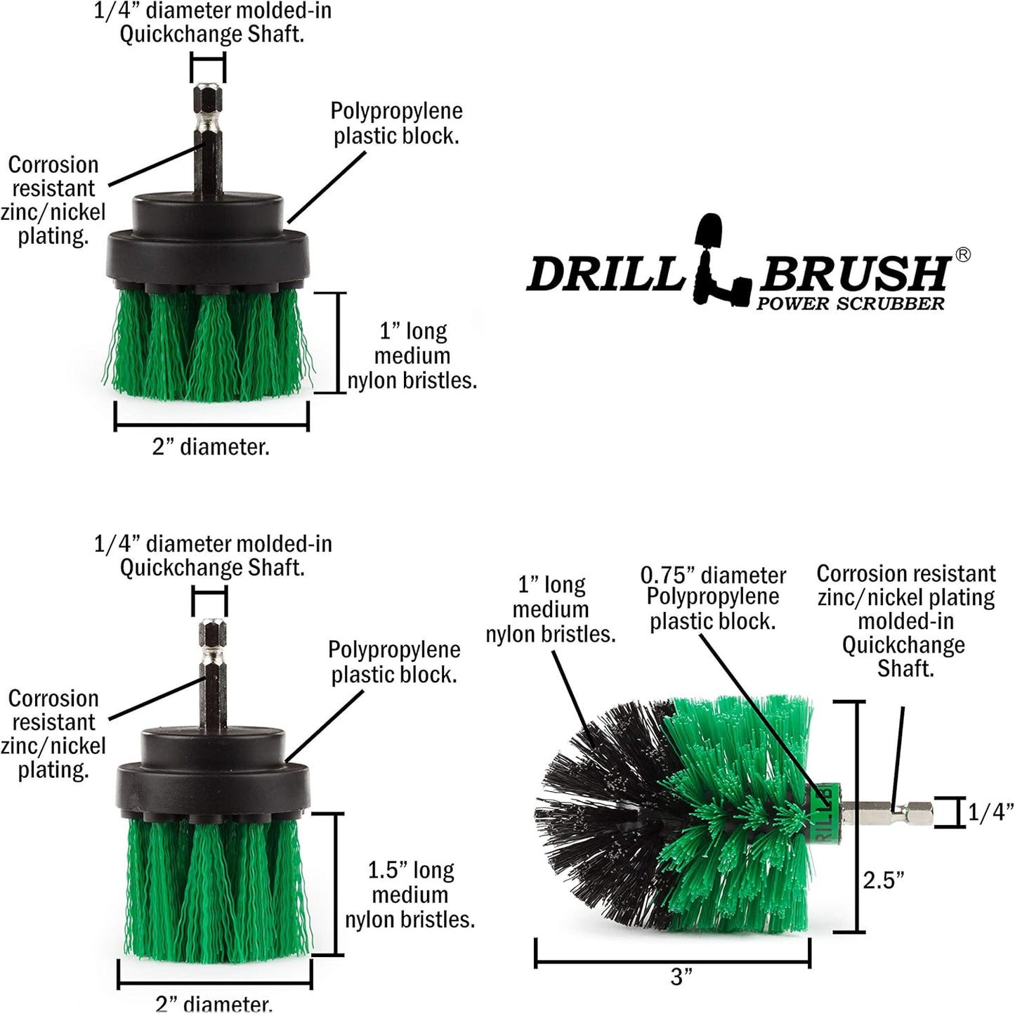 Cleaning Supplies - Kitchen Accessories - The Ultimate Kitchen Drill Brush Attachment Kit - Crock Pot - Cast Iron Skillet - Countertops - Cooktop - Oven - Sink - Backsplash - Trash Can – Flooring - Culinary Roots