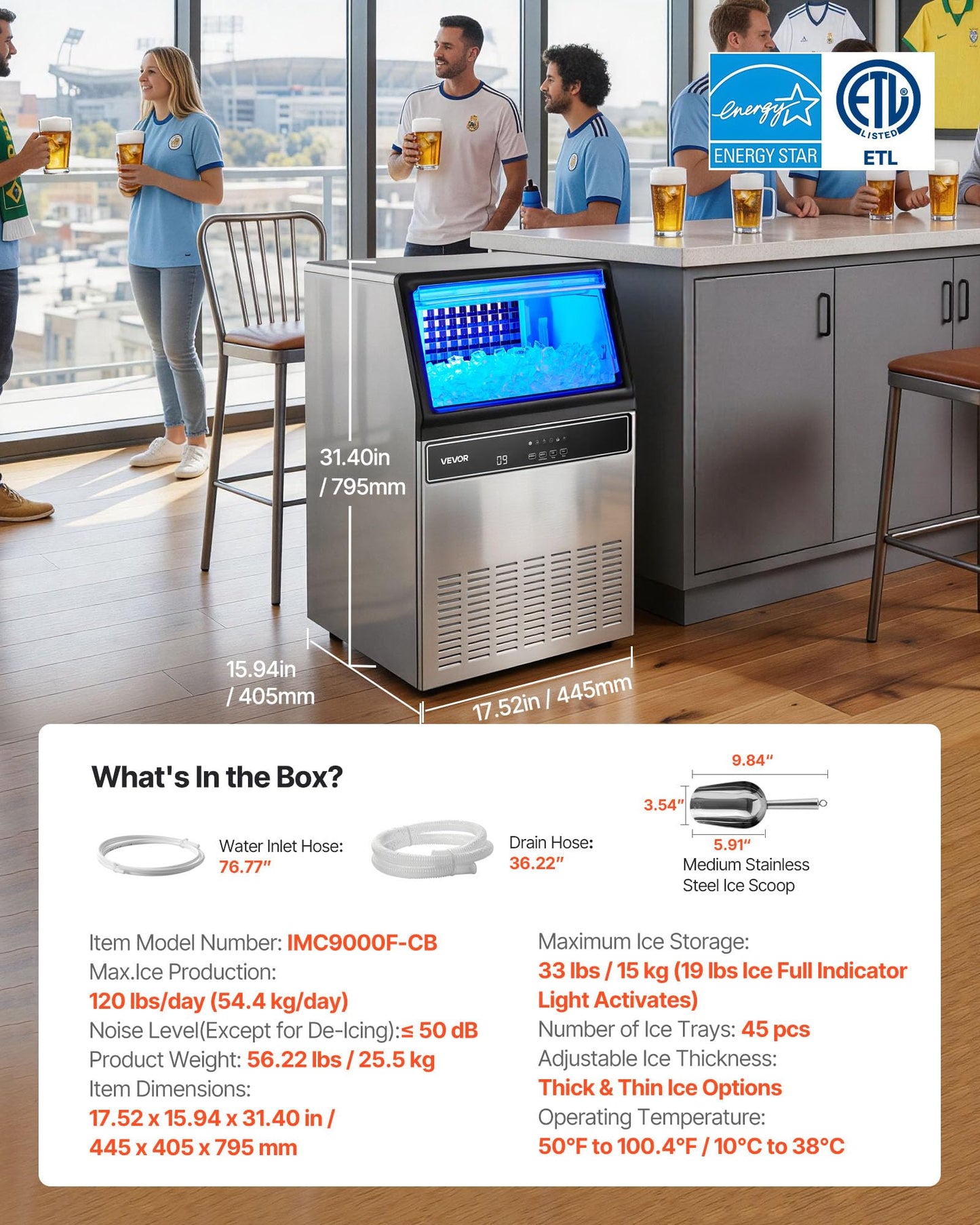 Commercial Ice Maker Machine