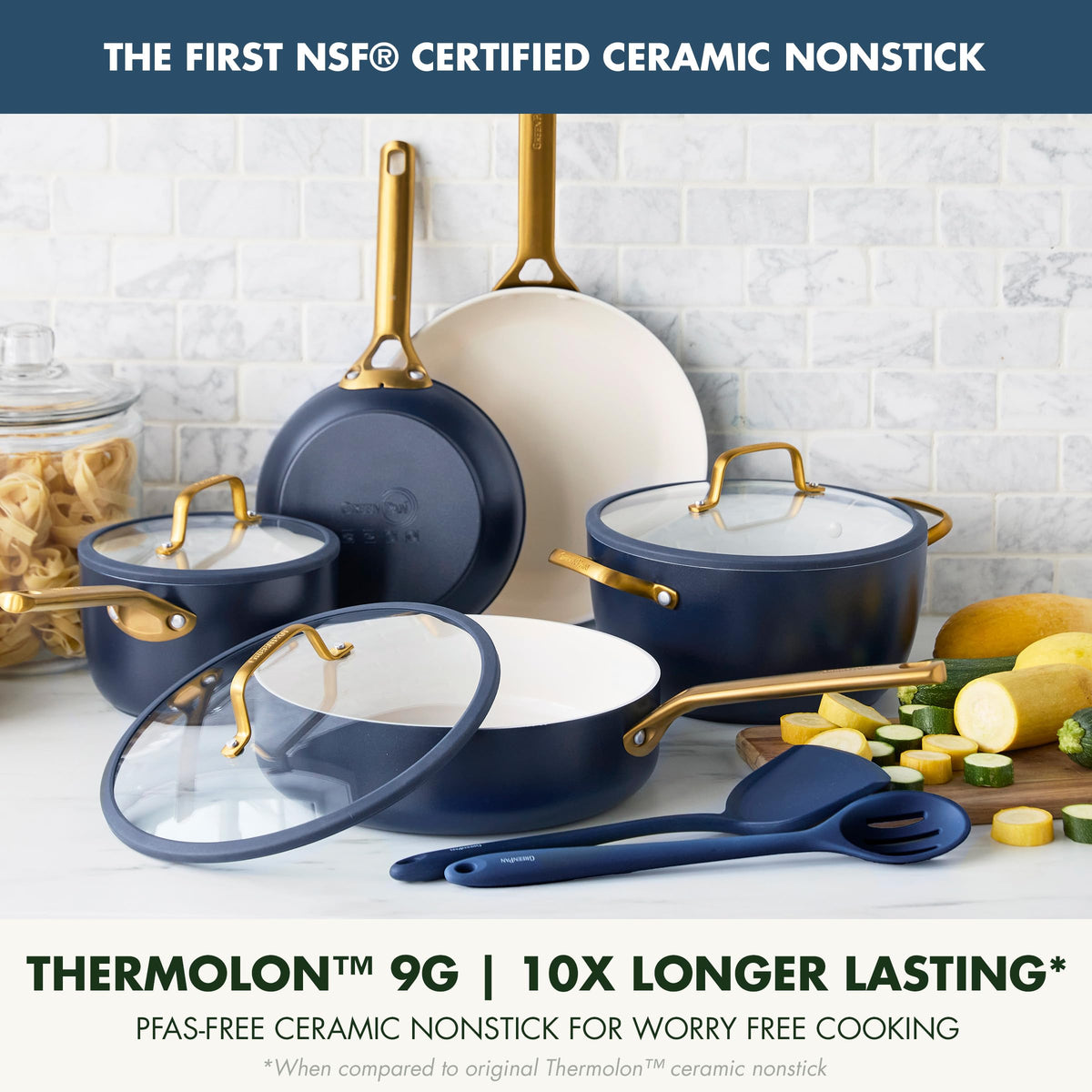 Nonstick Reserve Pro 10 Piece Cookware Set