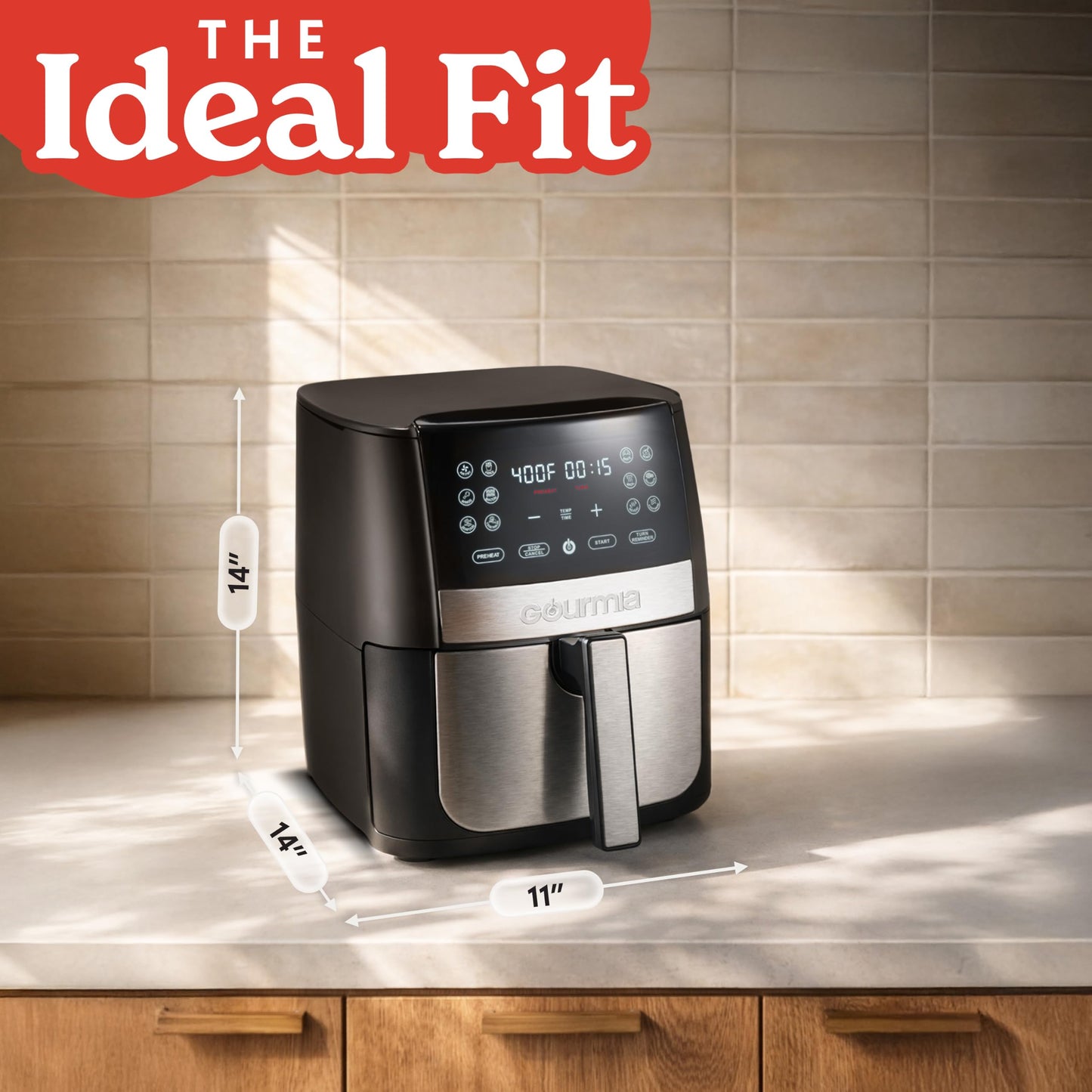 8 Qt Digital Air Fryer GAF826
