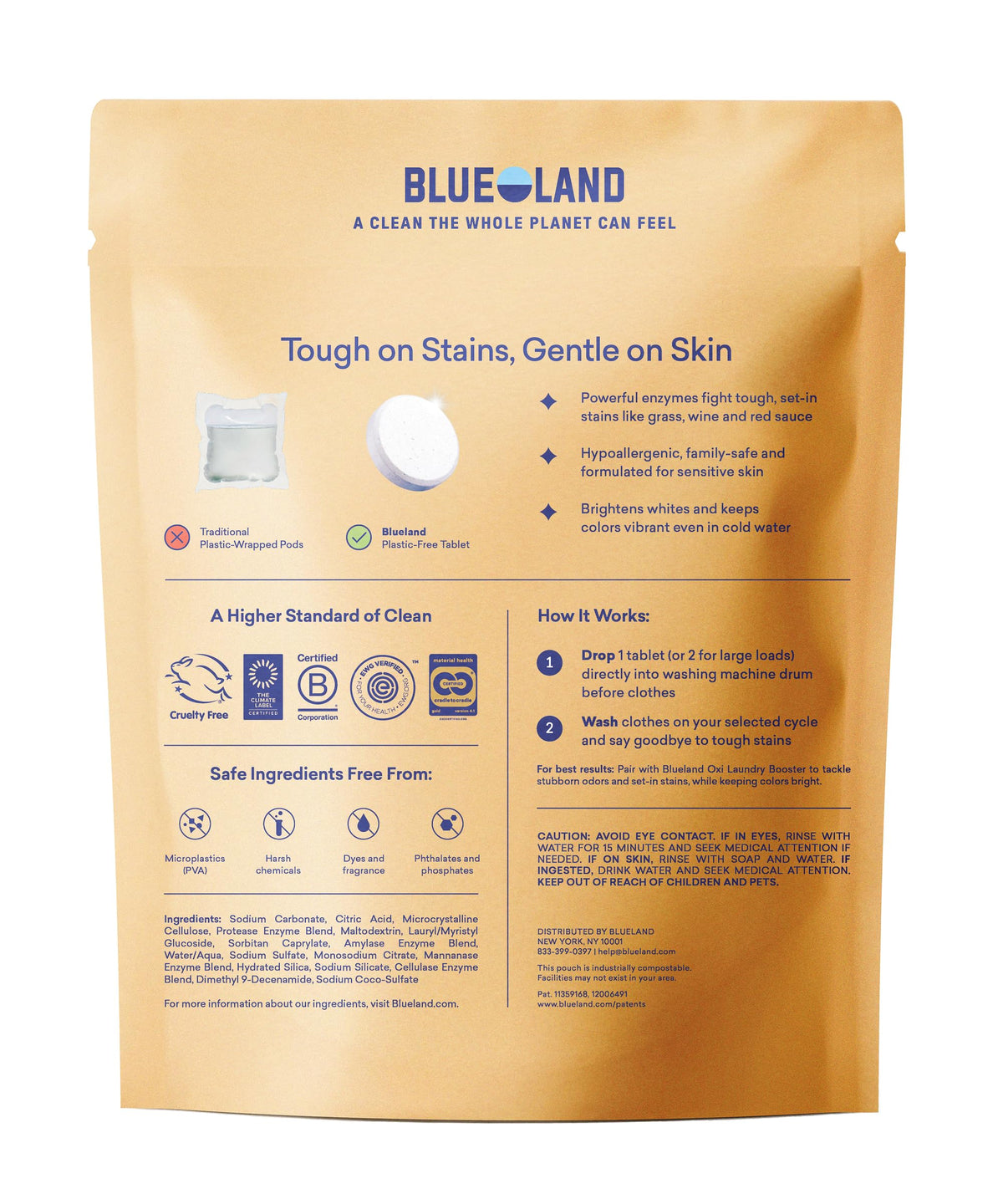 100% Plastic Free Laundry Detergent Tablets (36 Count)