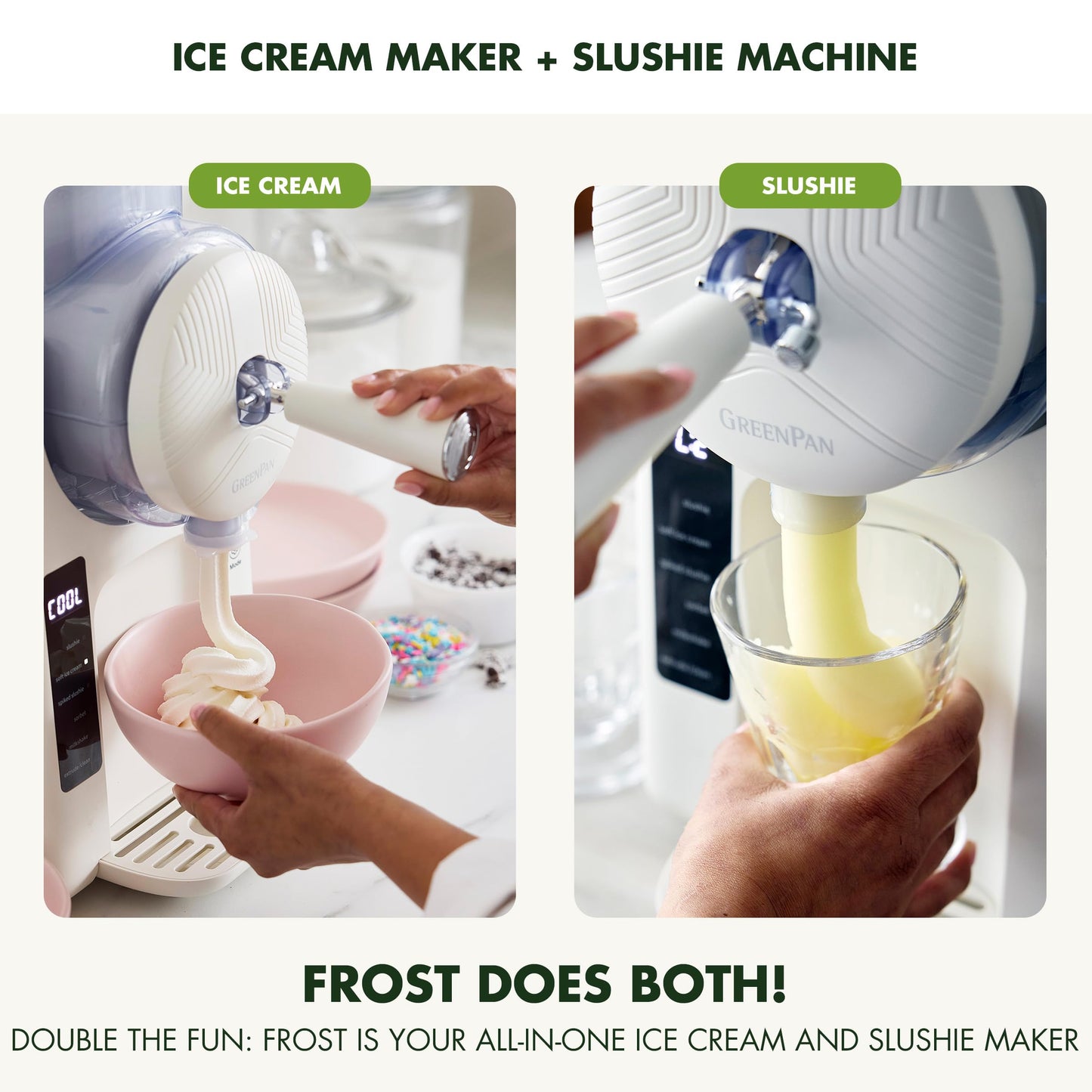 Frost Ice Cream Maker & Slushie Machine