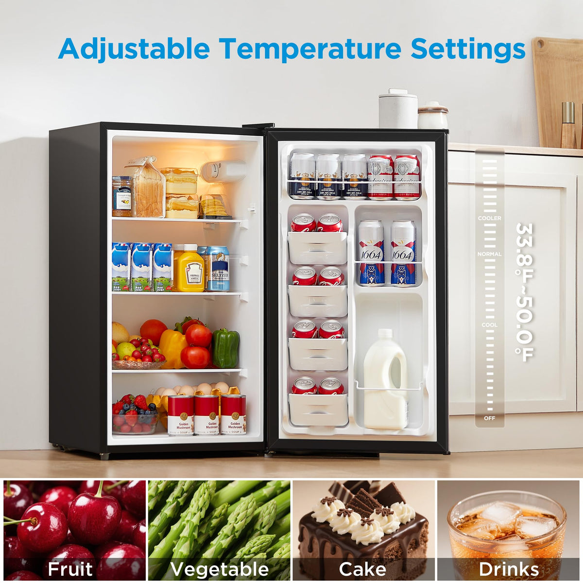 3.3 Cu.ft Mini Fridge