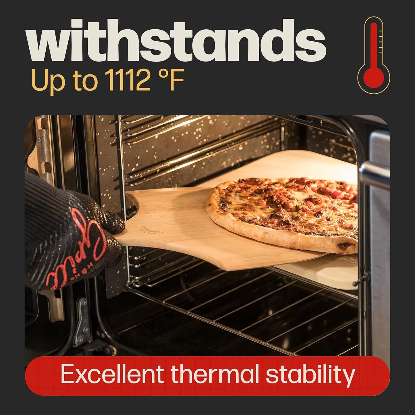 HANS GRILL PIZZA STONE | Rectangular Pizza Stone For Oven Baking & BBQ Grilling With Free Wooden Peel | Extra Large 15 x 12" Inch Durable Cordierite Cooking Stone. - Culinary Roots