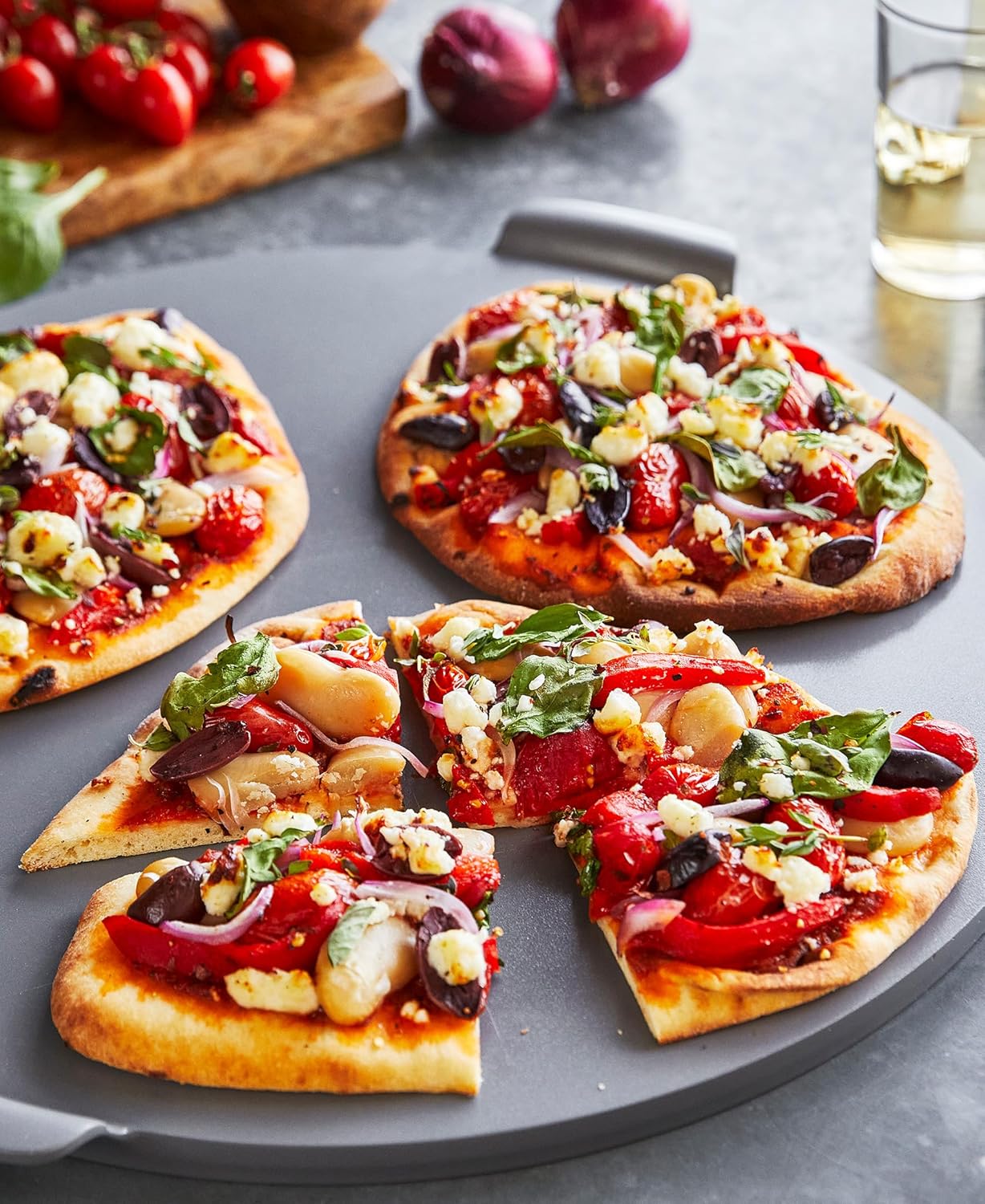 GreenPan Premiere Ovenware Healthy Ceramic Nonstick 16.5" Pizza Pan, PFOA and PFAS-Free, Warp-Free Bakeware, Durable Quick Heating Baking Tray, Oven and Broiler Safe to 600F, Dishwasher Safe, Gray - Culinary Roots