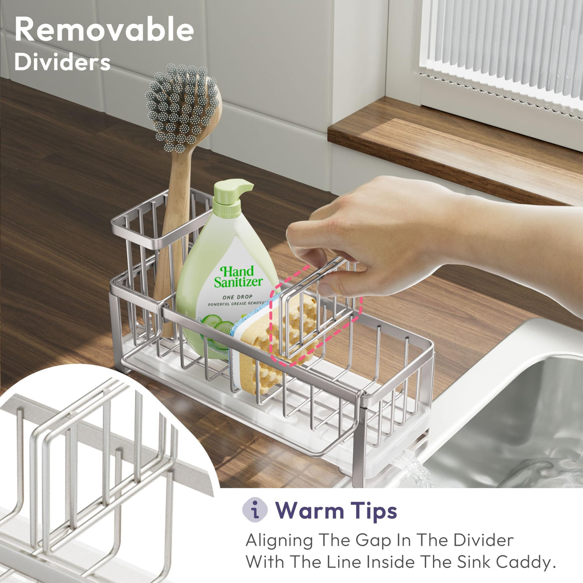Sponge Holder for Kitchen Sink