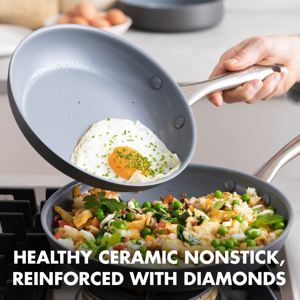 Lima Hard Anodized Healthy Ceramic Nonstick 12 Piece Cookware Pots and Pans Set