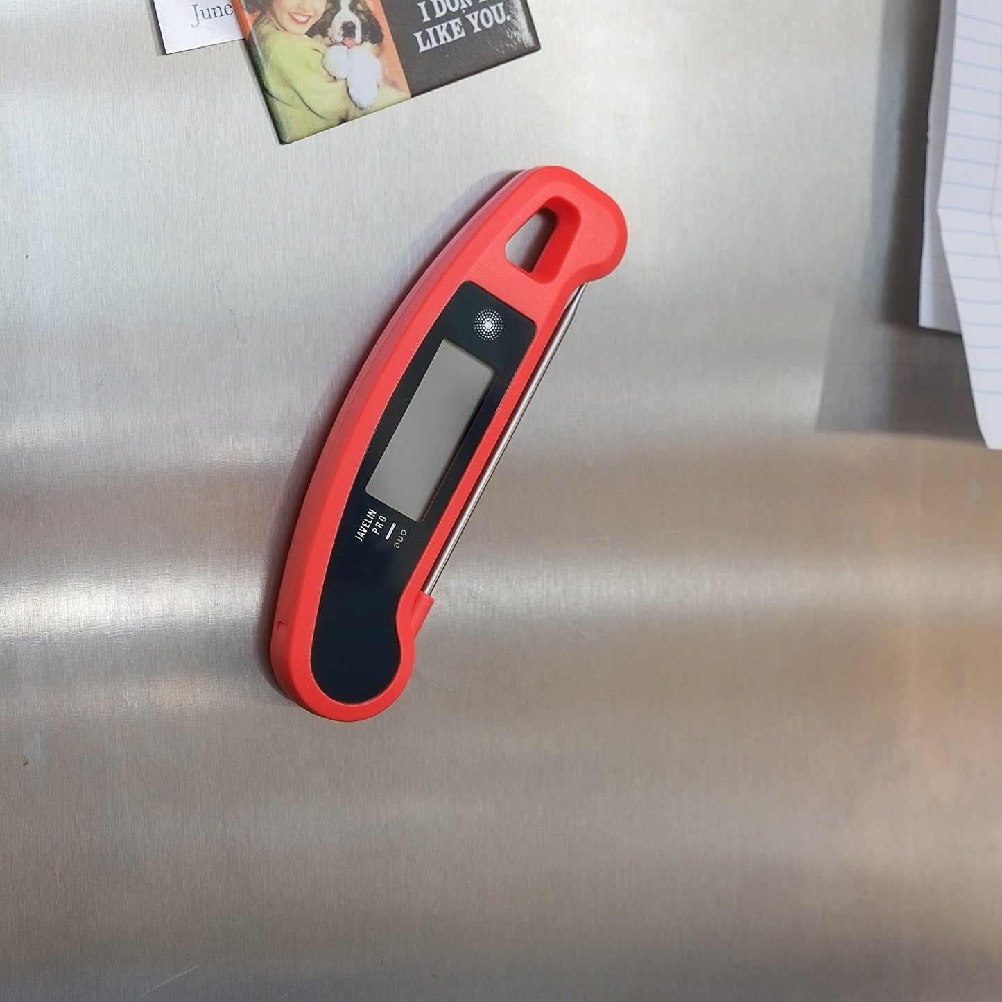 Lavatools Javelin® PRO Duo Ultra-Fast 2-Second Professional Digital Instant Read Meat Thermometer for Grill and Cooking, Auto-Rotating Backlit Display, IP65 Water Resistant – Ink