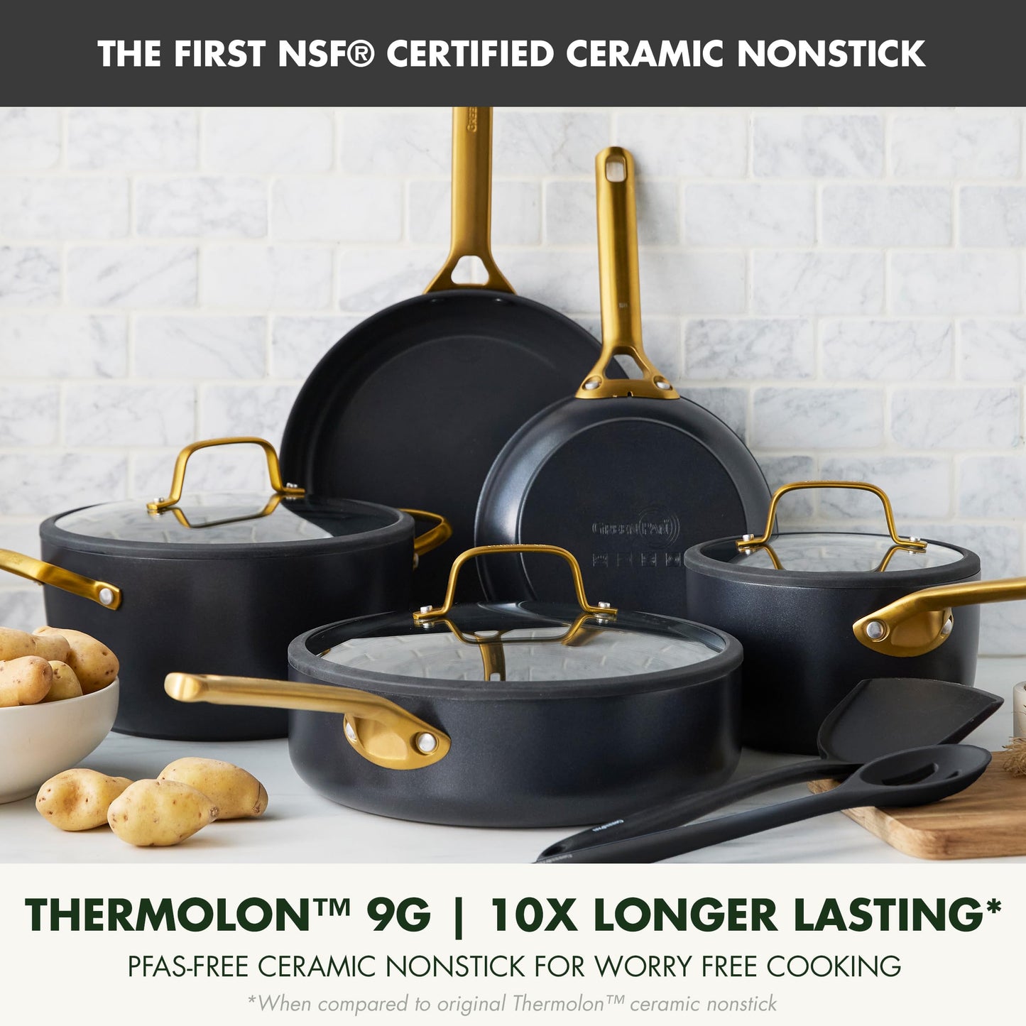 Nonstick Reserve Pro 10 Piece Cookware Set