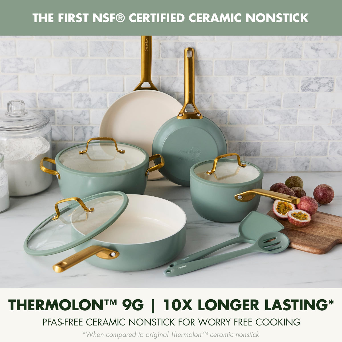 Nonstick Reserve Pro 10 Piece Cookware Set