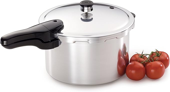 Presto 01282 8-Quart Aluminum Pressure Cooker & 01282 8-Quart Aluminum Pressure Cooker