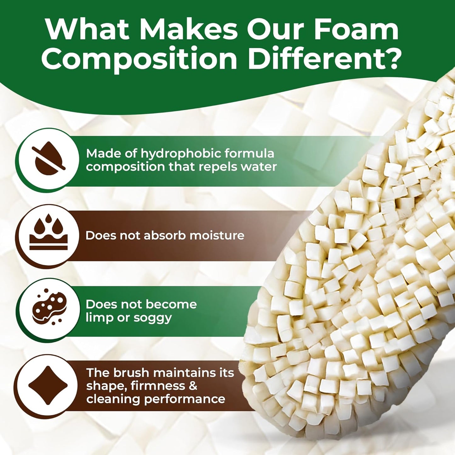 Tupkee Wine Glass Cleaning Brush – Soft Non-Scratch Foam Bristles, Dishwasher Safe – Flute and Stemware Wine Glass Cleaner Brush for Crystal, Champagne Glasses, Bottle, Mug & Tumbler – Made in the USA