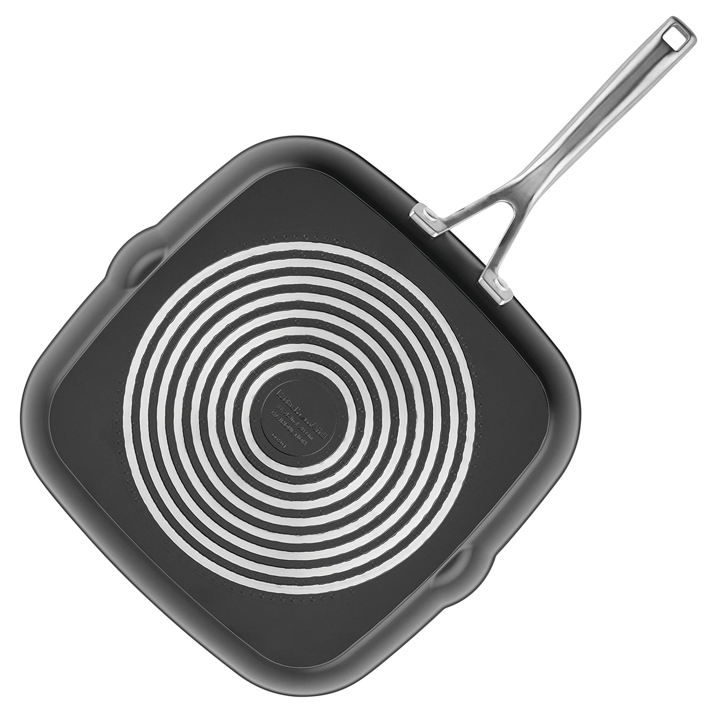 Hard Anodized Induction Nonstick Stovetop Grill Pan