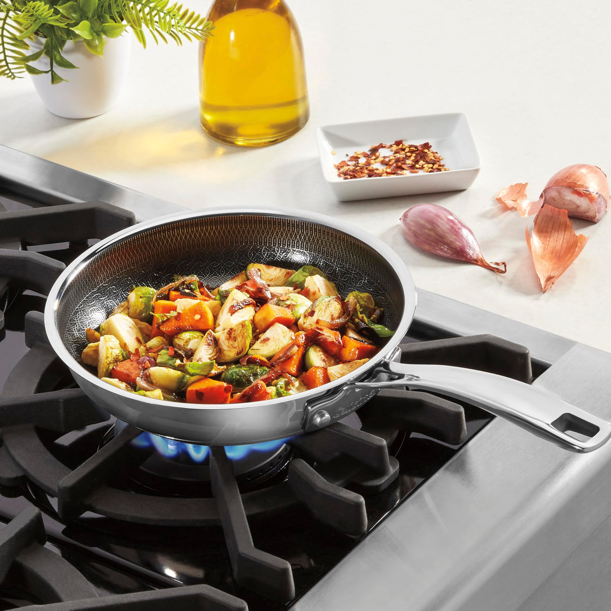 FusionPlus Hybrid Stainless Steel Pan