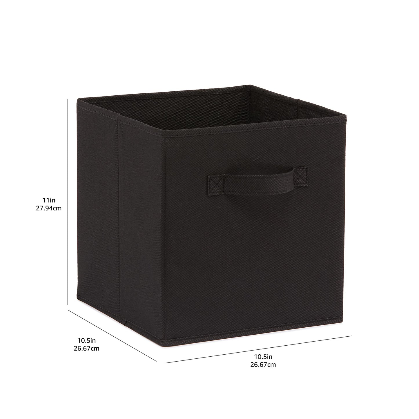 Collapsible Fabric Storage Bins Organizer with Handles (6 Count)