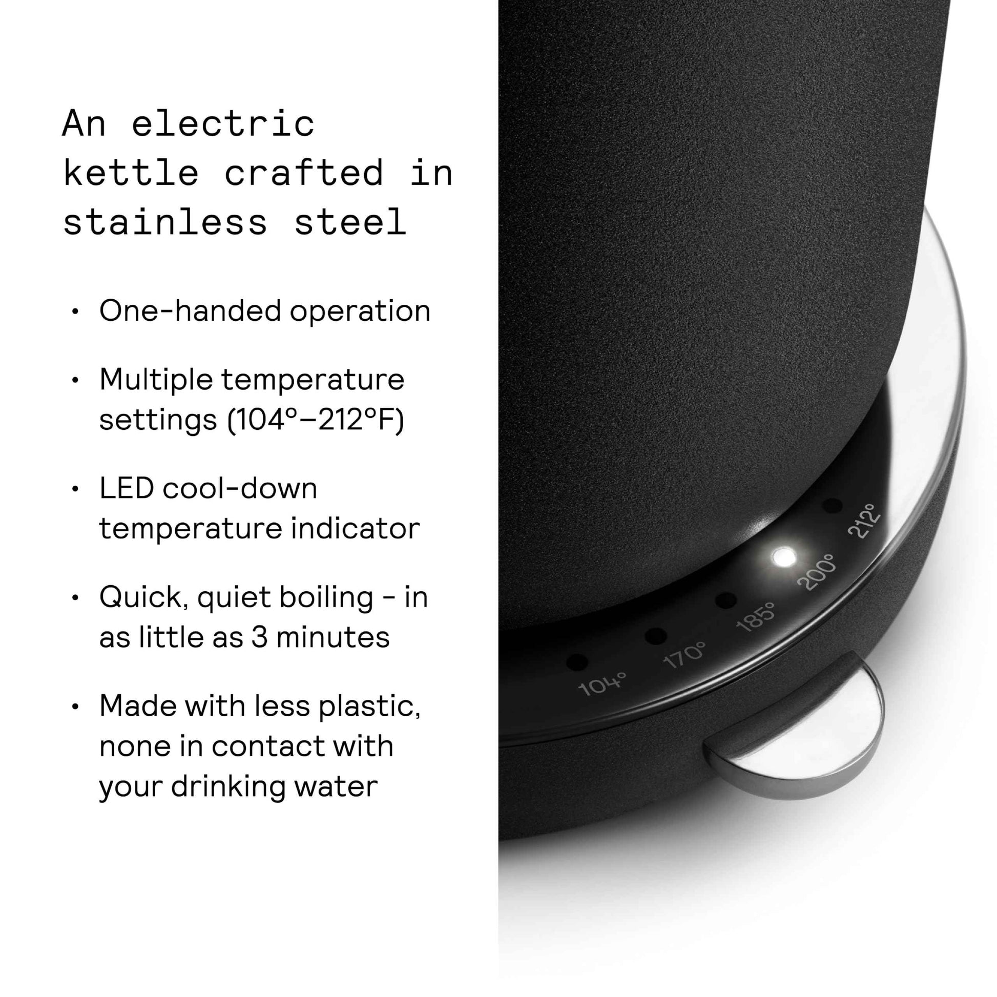 Kettle Electric Stainless Steel Tea Kettle 1.2L