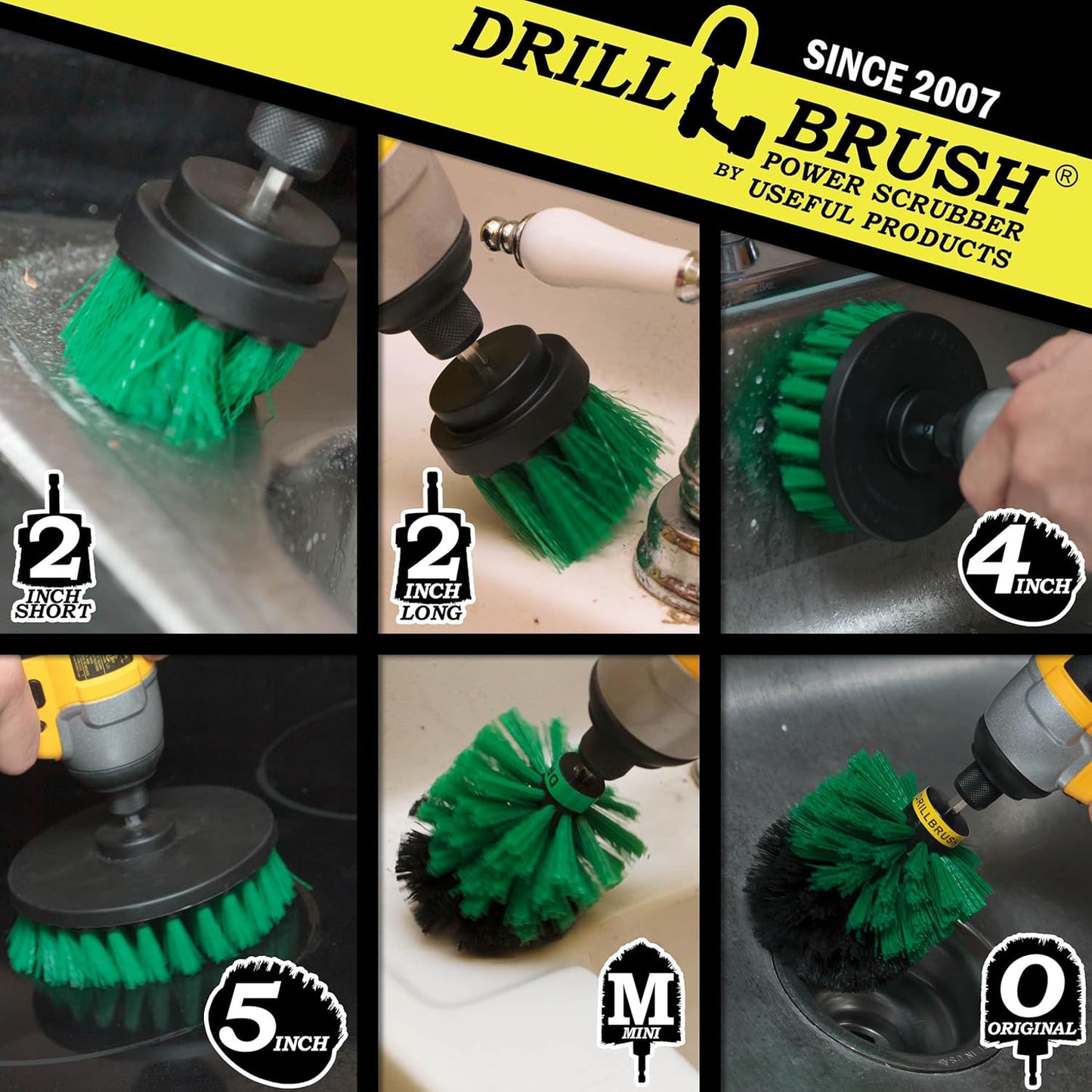 Cleaning Supplies - Kitchen Accessories - The Ultimate Kitchen Drill Brush Attachment Kit - Crock Pot - Cast Iron Skillet - Countertops - Cooktop - Oven - Sink - Backsplash - Trash Can – Flooring - Culinary Roots