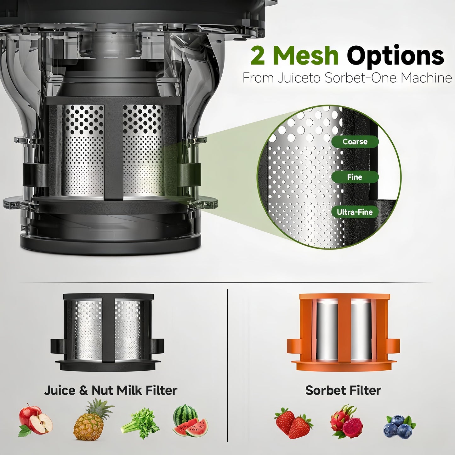 Aobosi 3-in-1 Juicer Machines, 6.5" Oversized Wide Feed Chute for Whole Fruits & Vegetables, 600 Max Cold Press Juicer with Pre-Cutter System, Triple Filtration, 99% Juice Yield