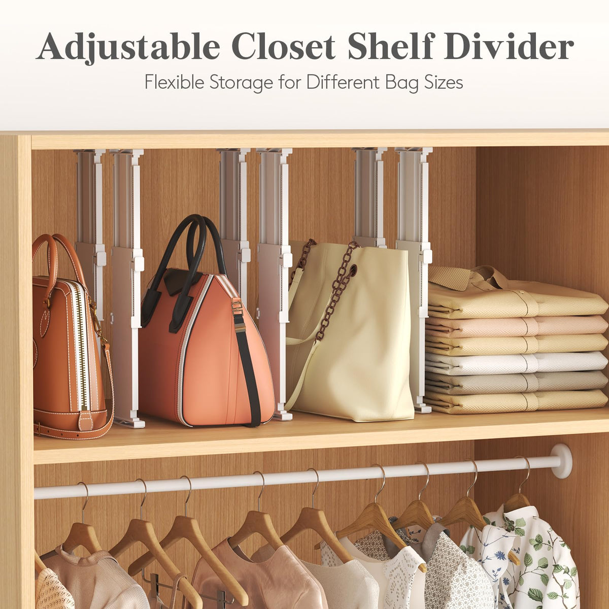 3.2" High Drawer Dividers for Clothes (6 Count)