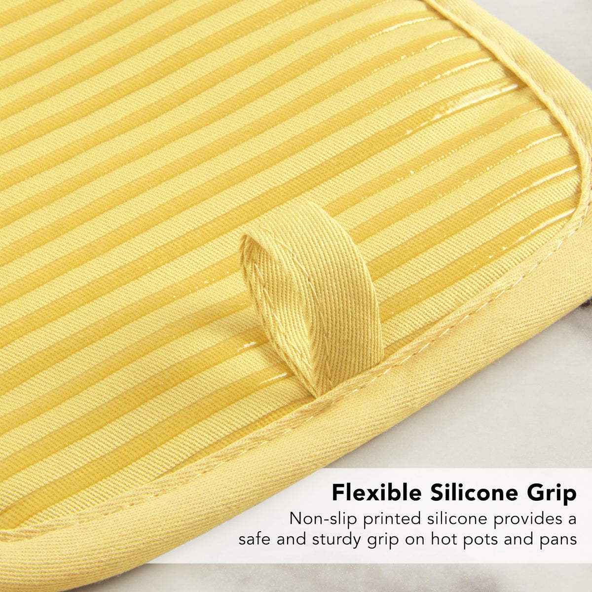 Quilted Cotton Terry Cloth Oven Mitt