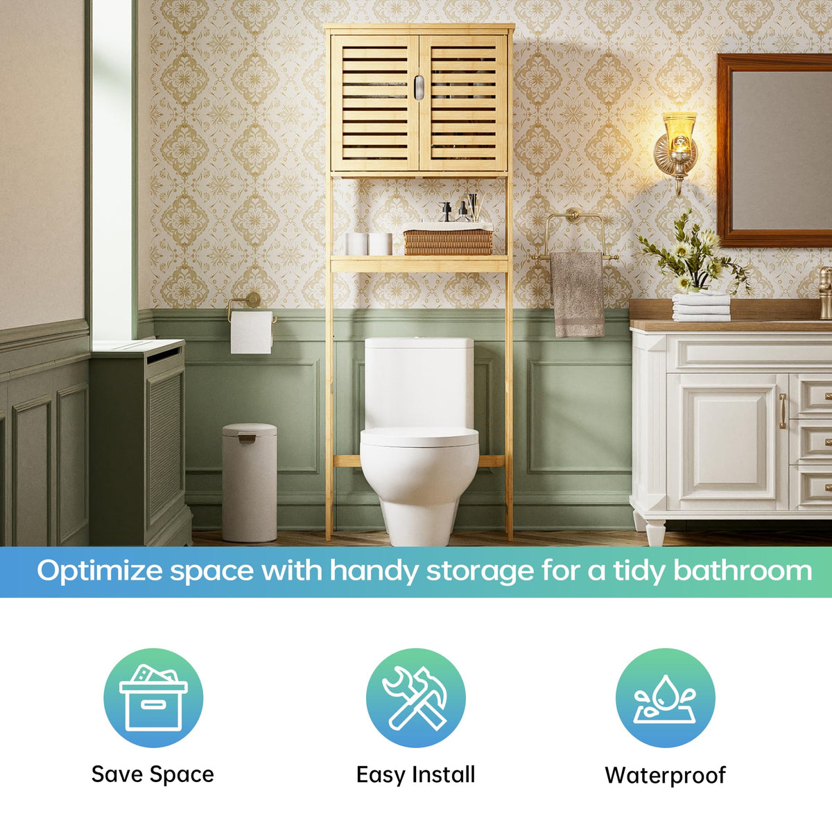 Bathroom Over The Toilet Storage Cabinet
