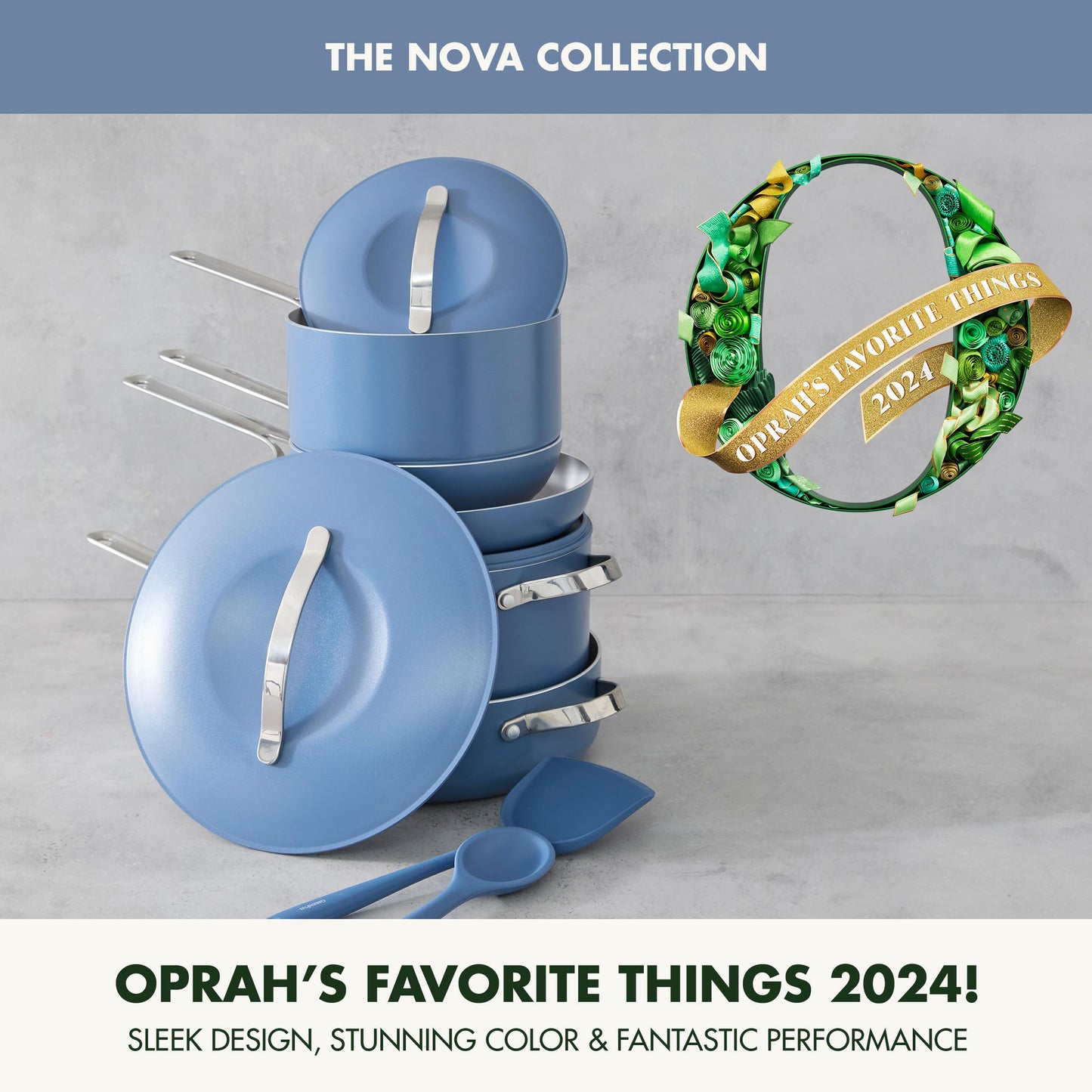 Nova 10 Piece Cookware Pots & Pans Set