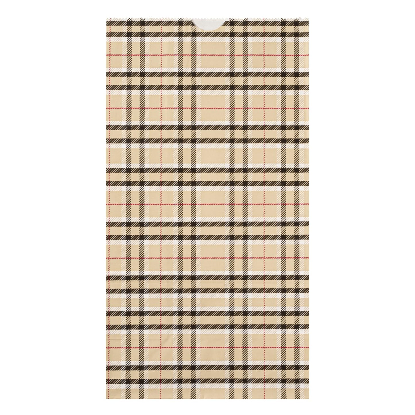 Paper Plaid Bag (100 Count)