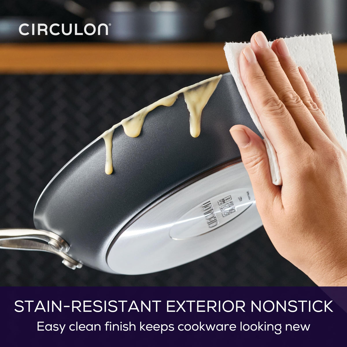 A1 Series with ScratchDefense Technology Nonstick Induction Frying Pan