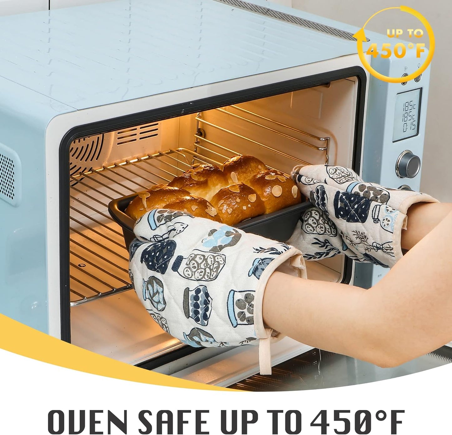 HONGBAKE 3 Pack Loaf Pan Set, 8.5 x 4.5 Inches With Wide Grips Nonstick Bread Tin, 1Lb Perfect for Homemade Baking, Grey - Culinary Roots